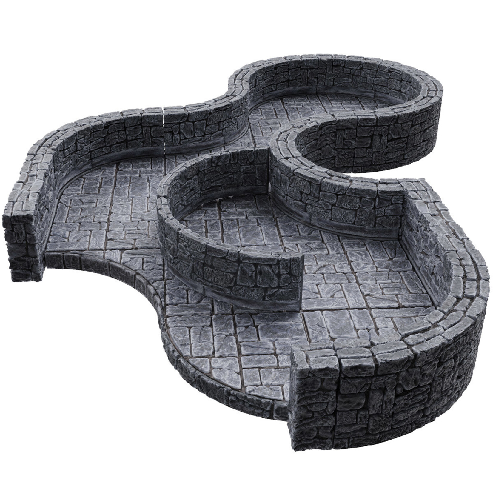 WizKids Warlock Tiles - Dungeon Tiles III: Curves Expansion
