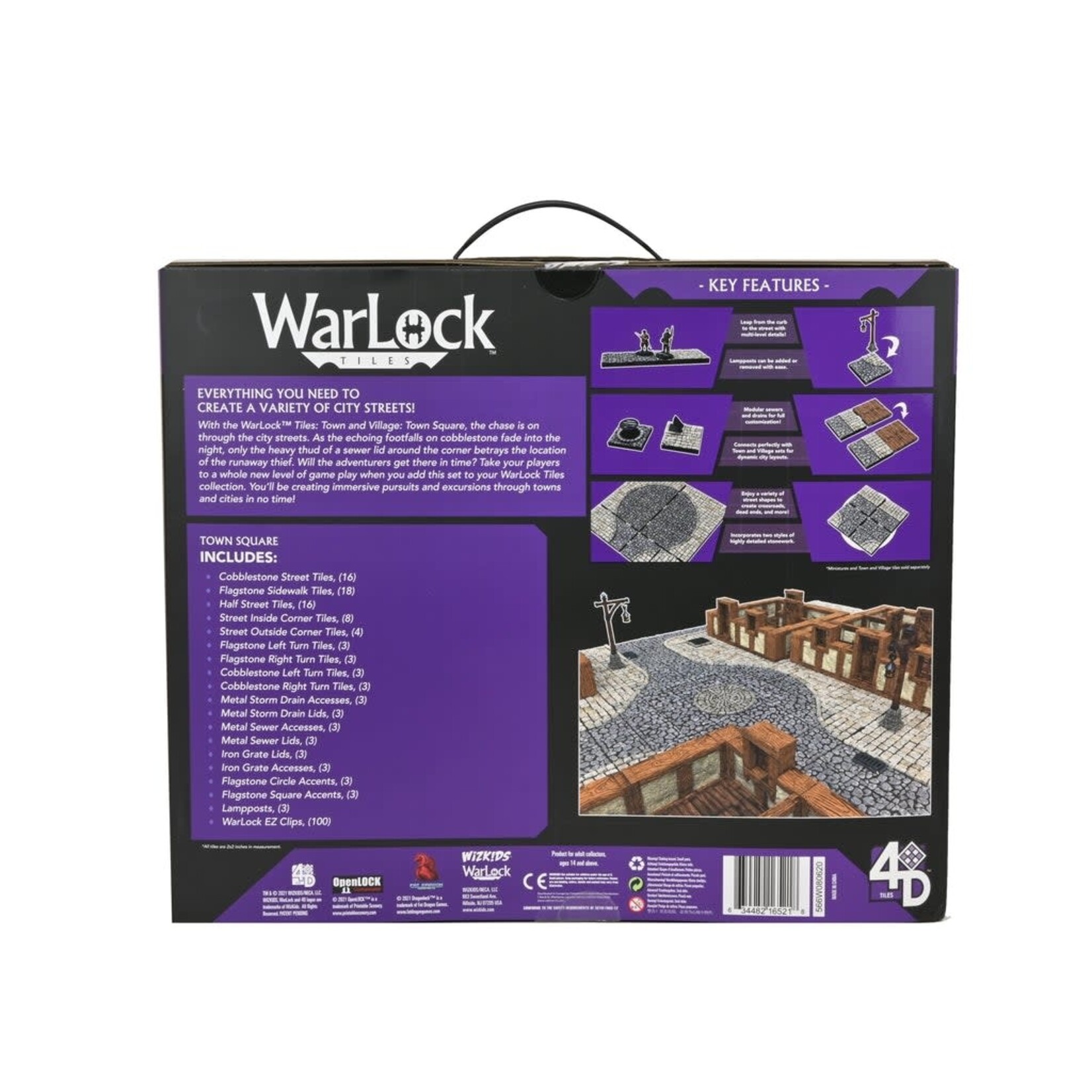 WizKids Warlock Tiles - Town Square