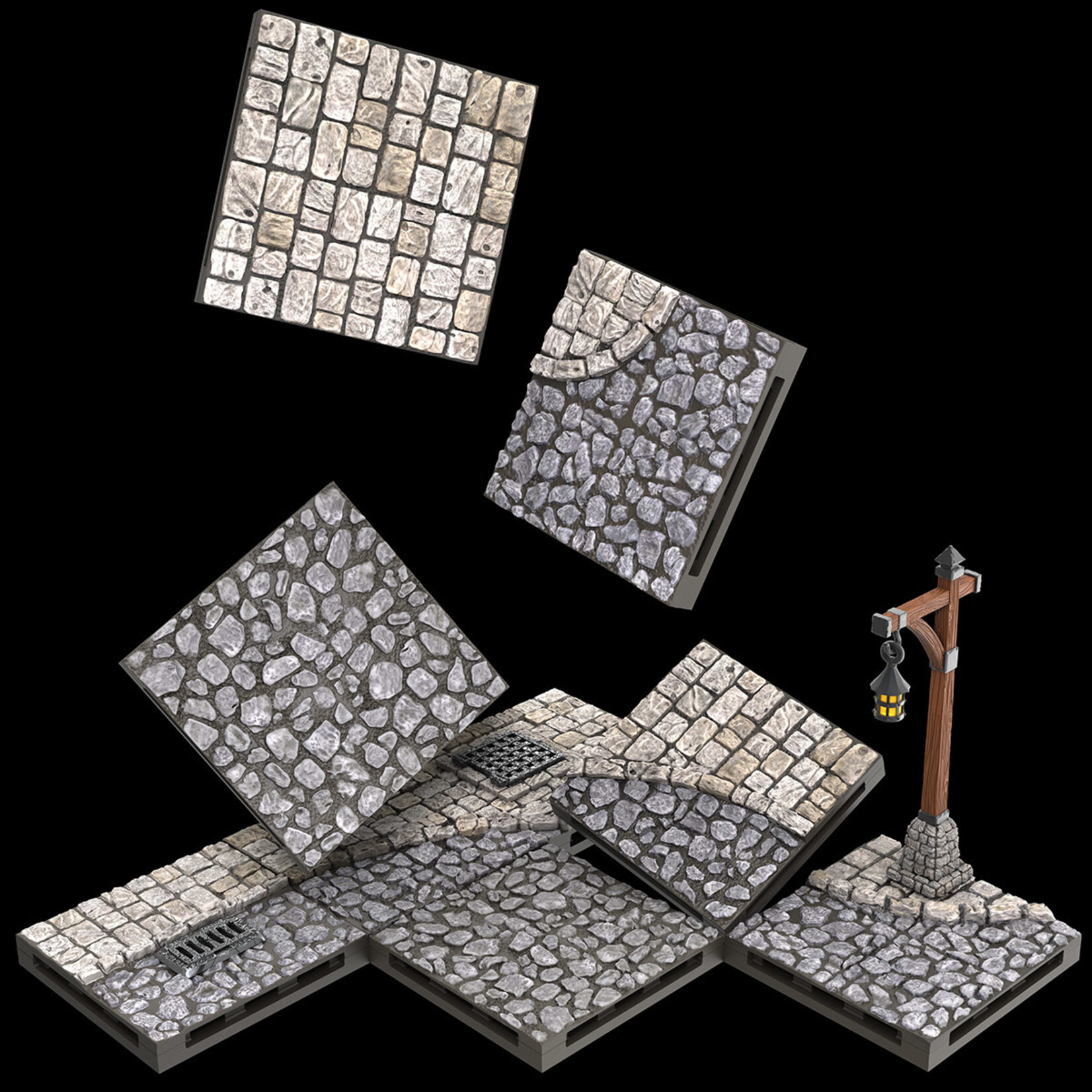 WizKids Warlock Tiles - Town Square