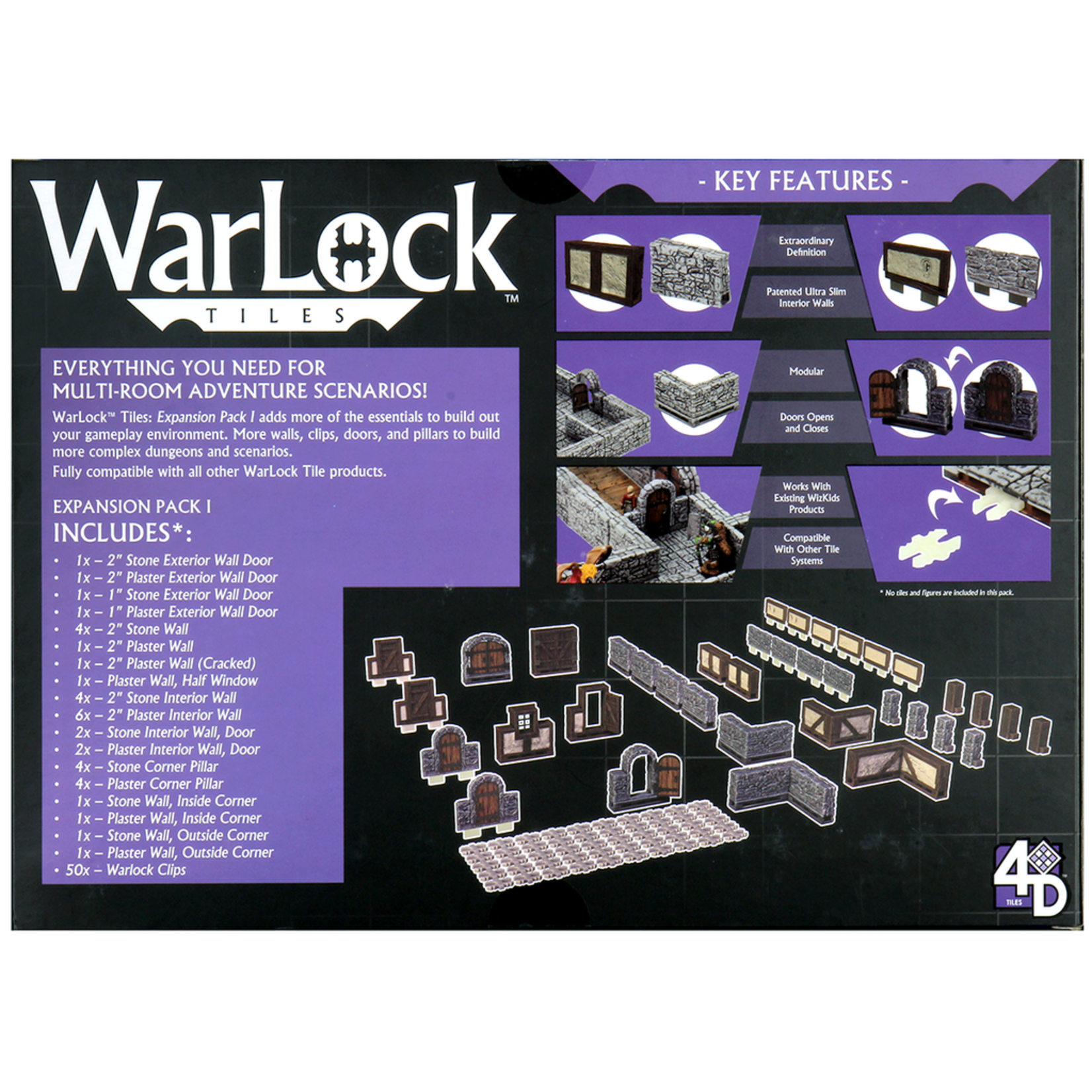 WizKids Warlock Tiles: Expansion Pack 1