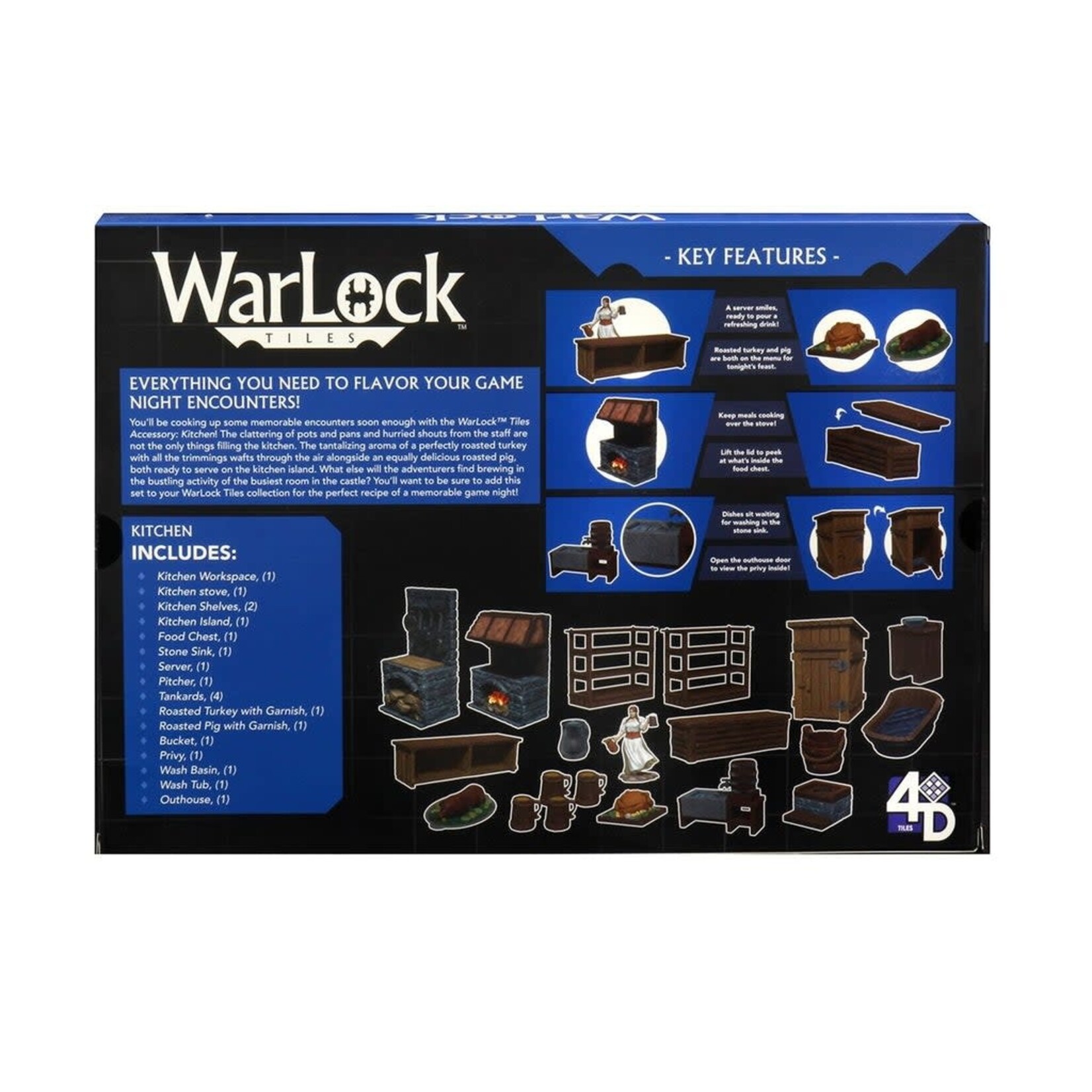 WizKids Warlock Tiles: Kitchen