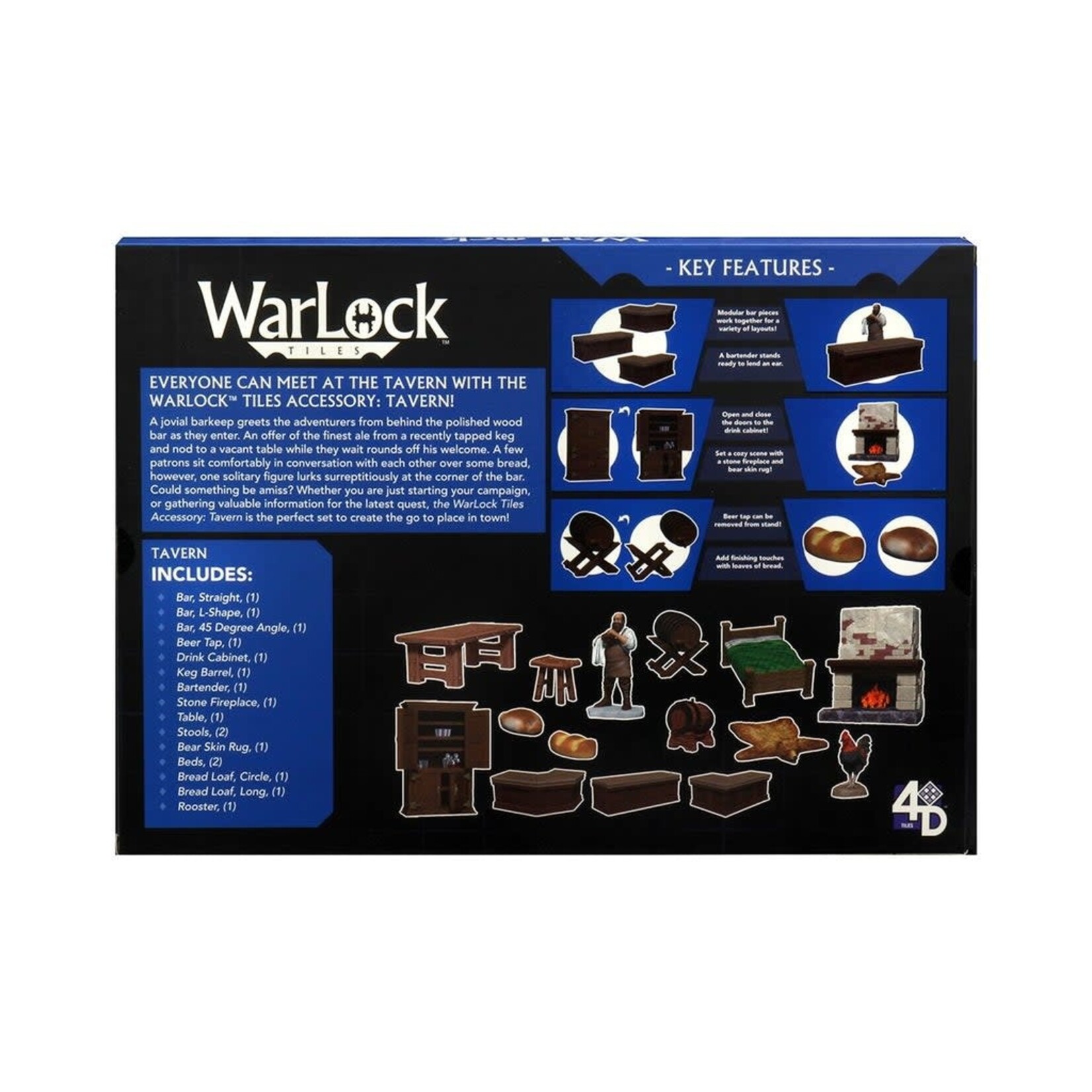 WizKids Warlock Tiles: Tavern