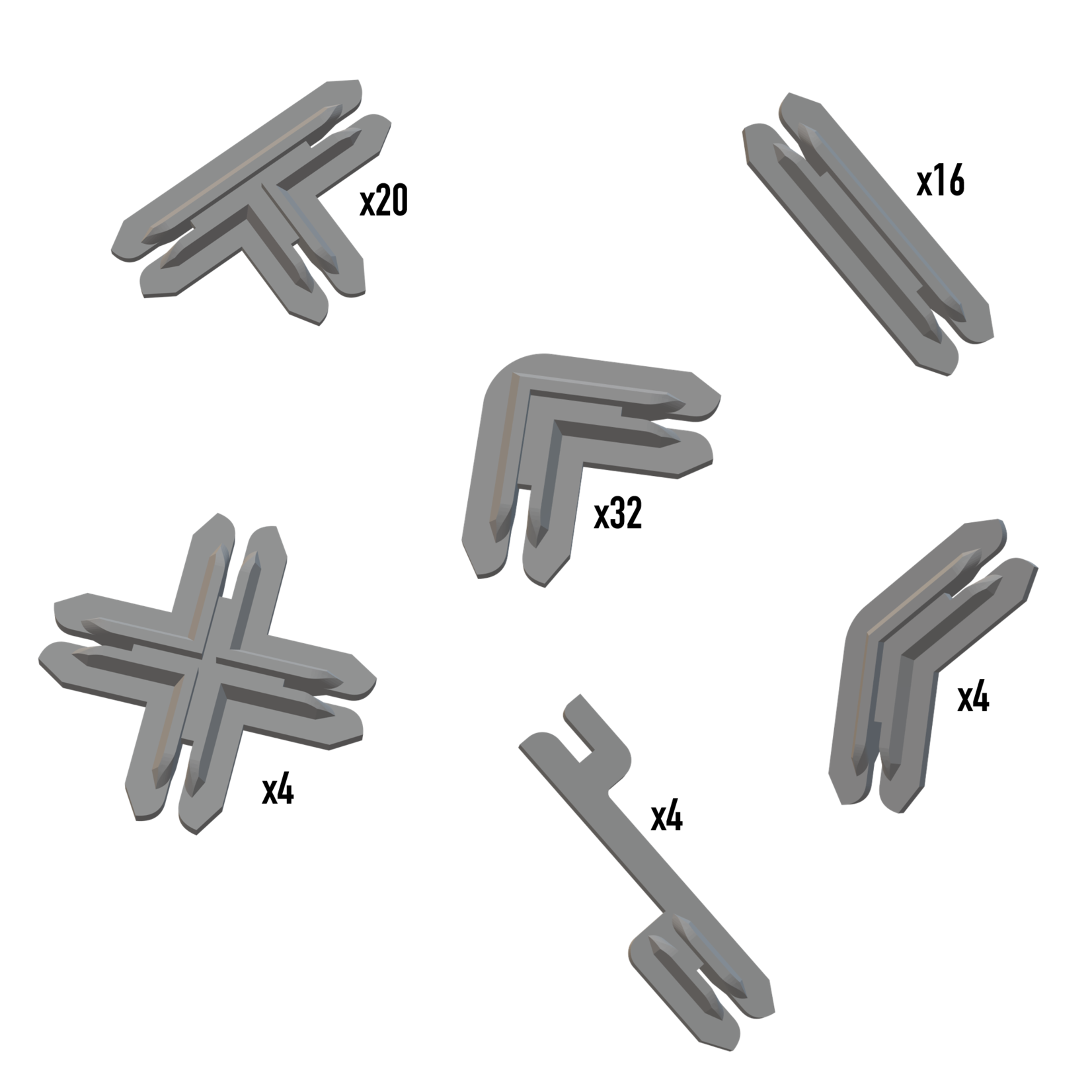Plastic Terrain Clips - Tabletop Games and Terrain - Battle Systems