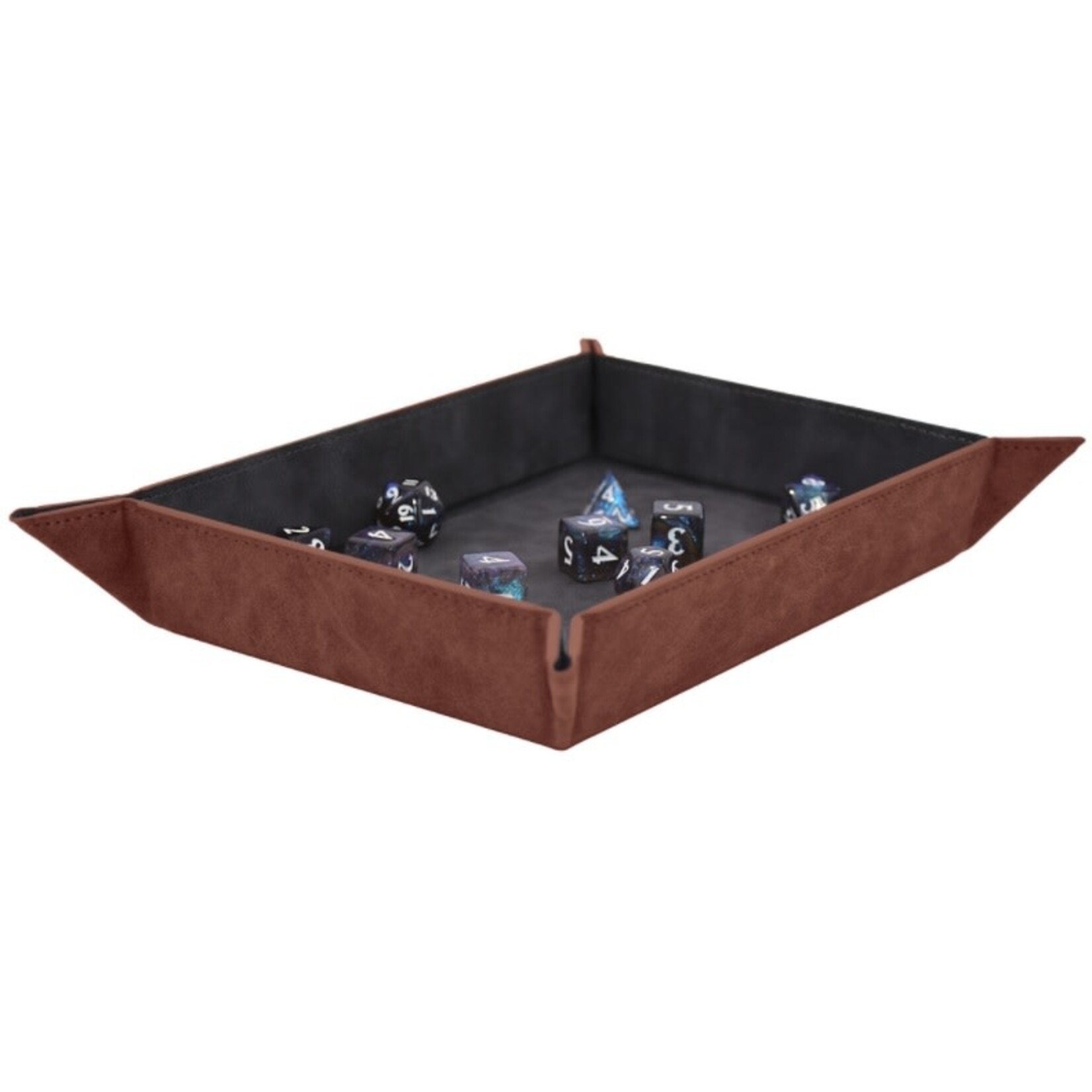 Foldable Dice Rolling Tray - Ruby