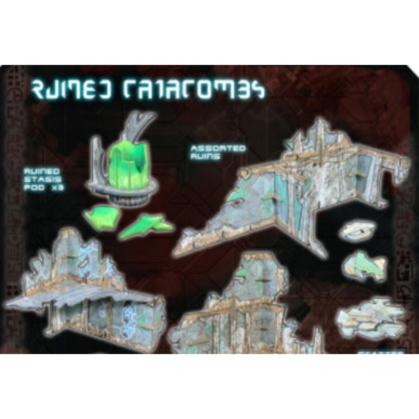Ruined Catacombs - Modular Terrain - 147 pieces