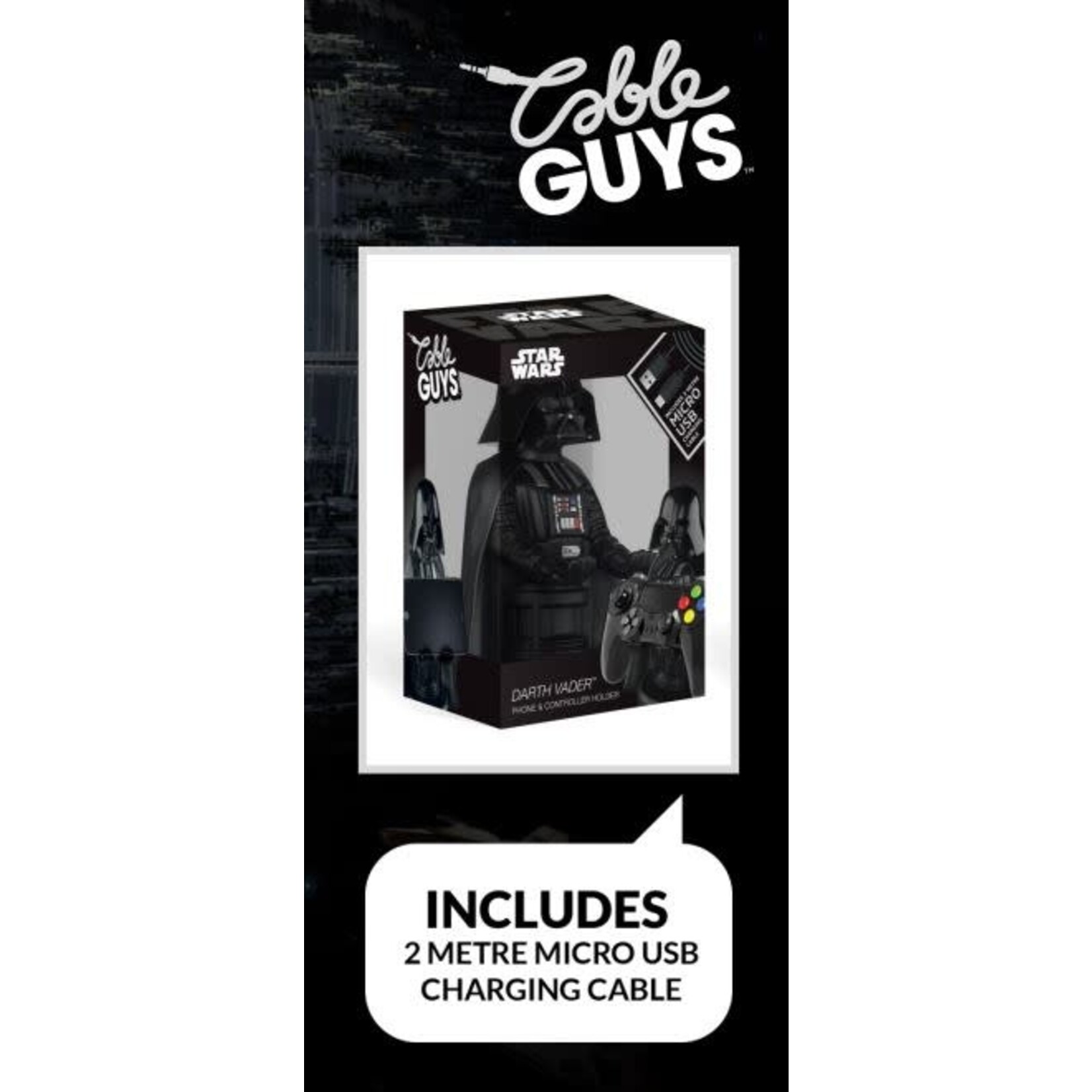Darth Vader Cable Guy - Phone & Controller Holder