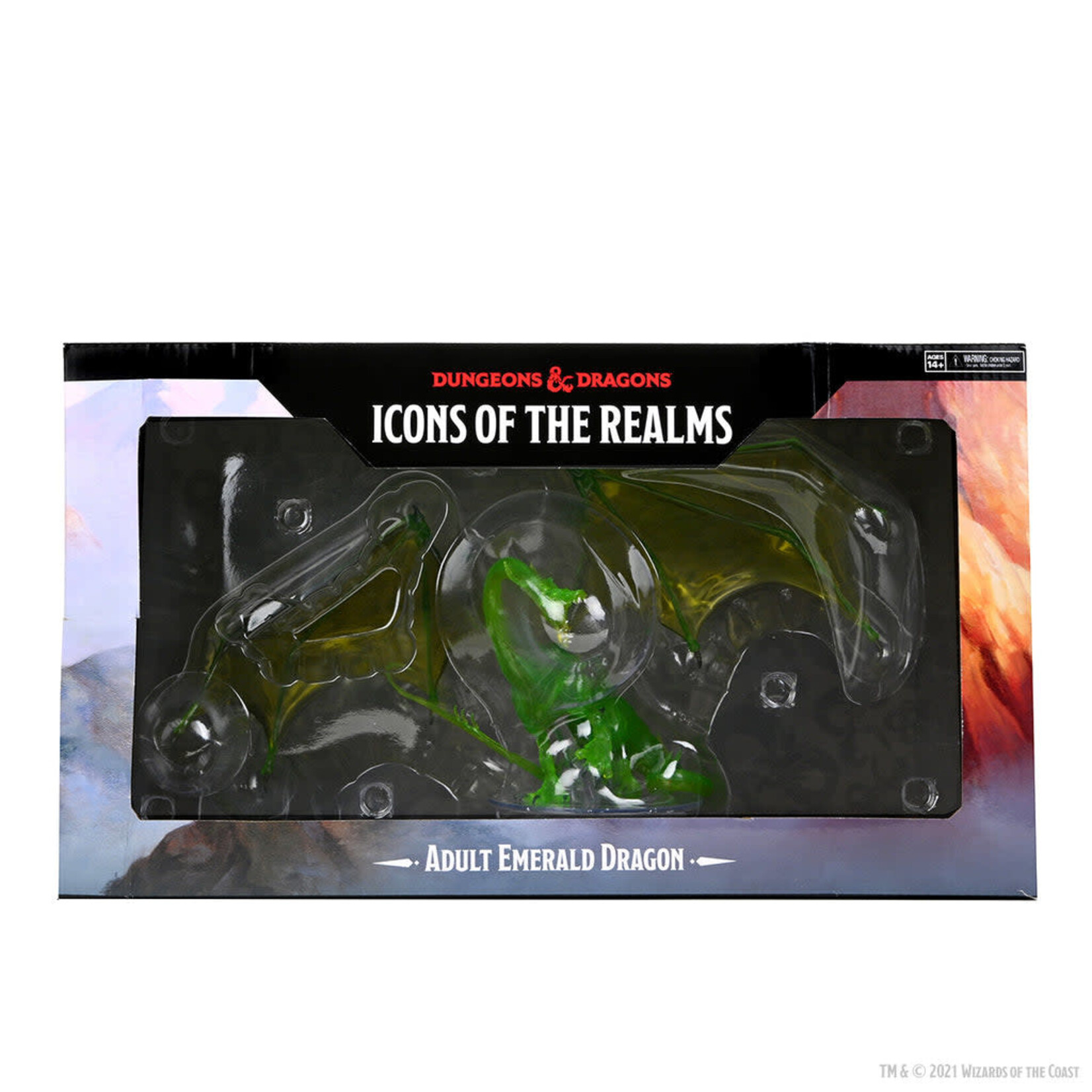 WizKids Adult Emerald Dragon - D&D Icons of the Realms - Wizkids
