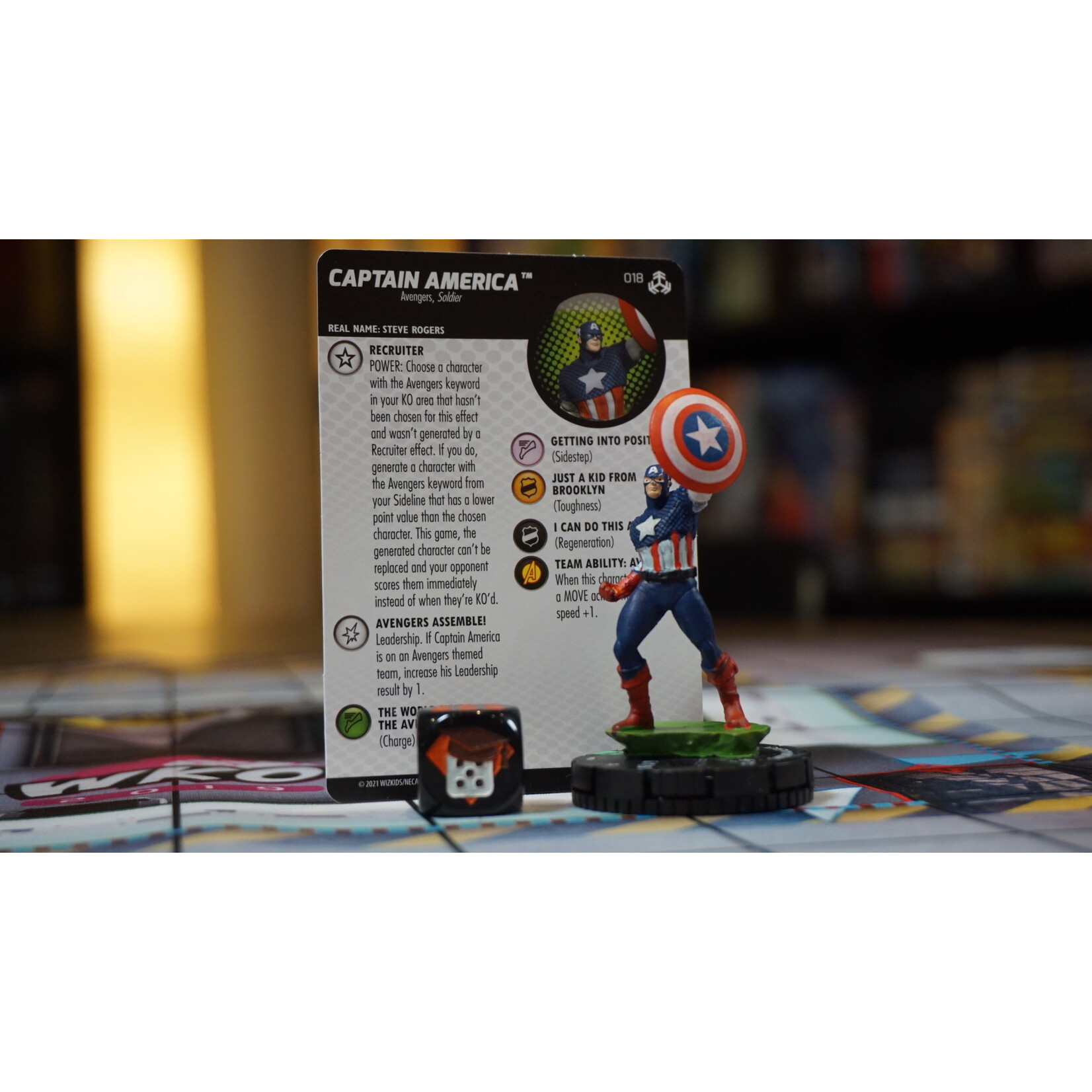 WizKids wotr018 Captain America