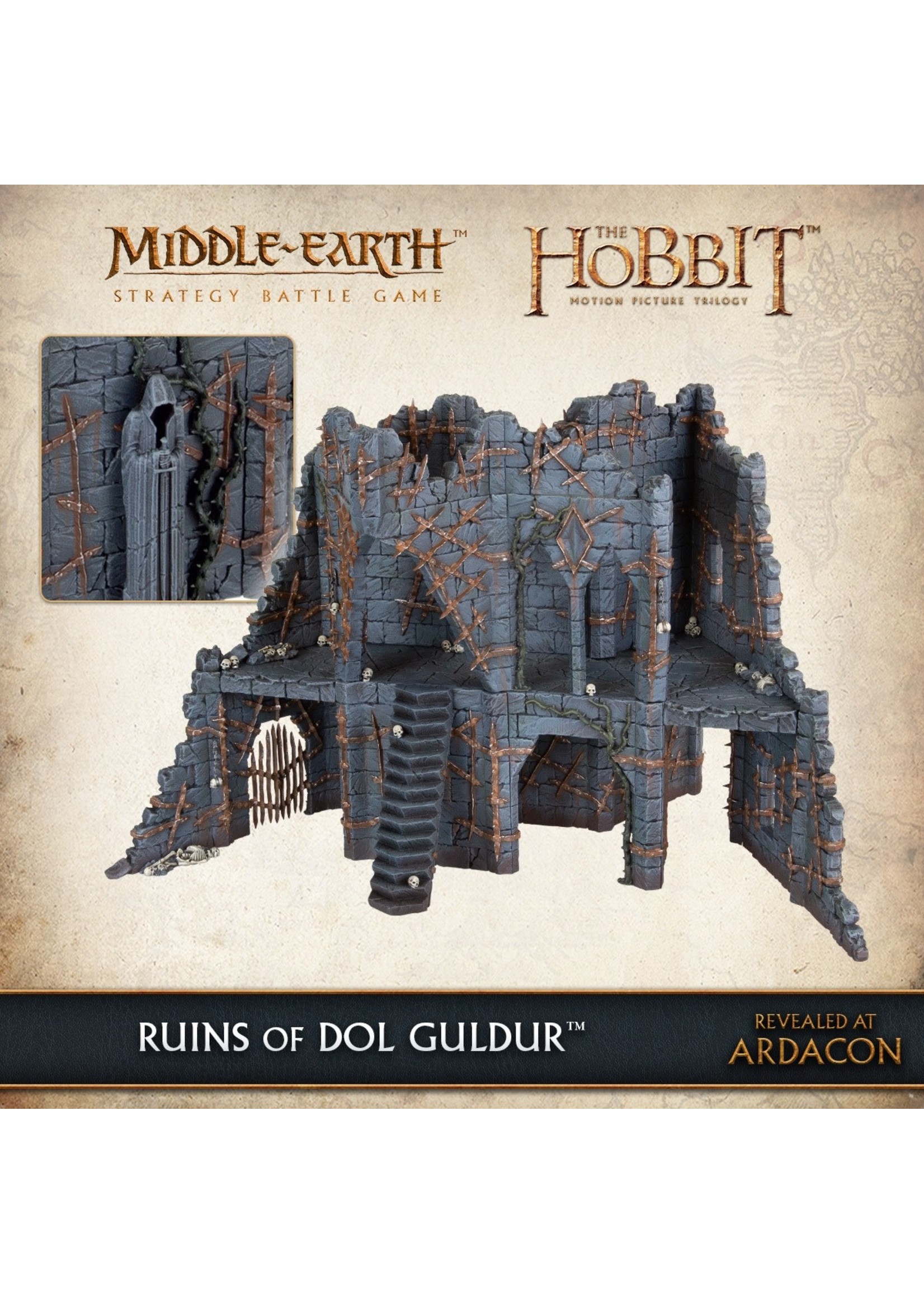 Games Workshop Ruins of Dol Guldur Middle Earth Strategy Battle Game La  boutique Tabletop