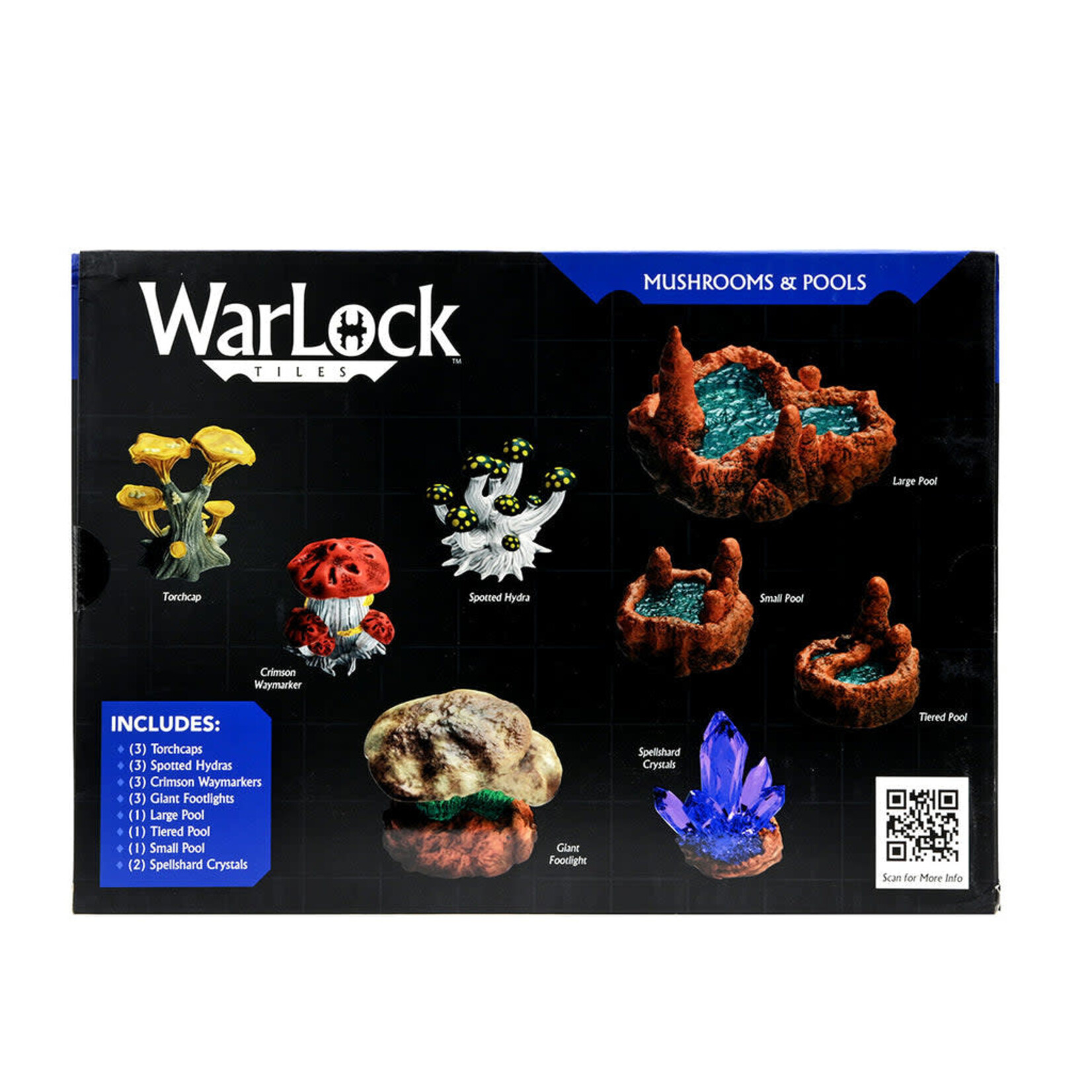 WizKids Mushrooms & Pools - aceessoires terrain Warlock Tiles