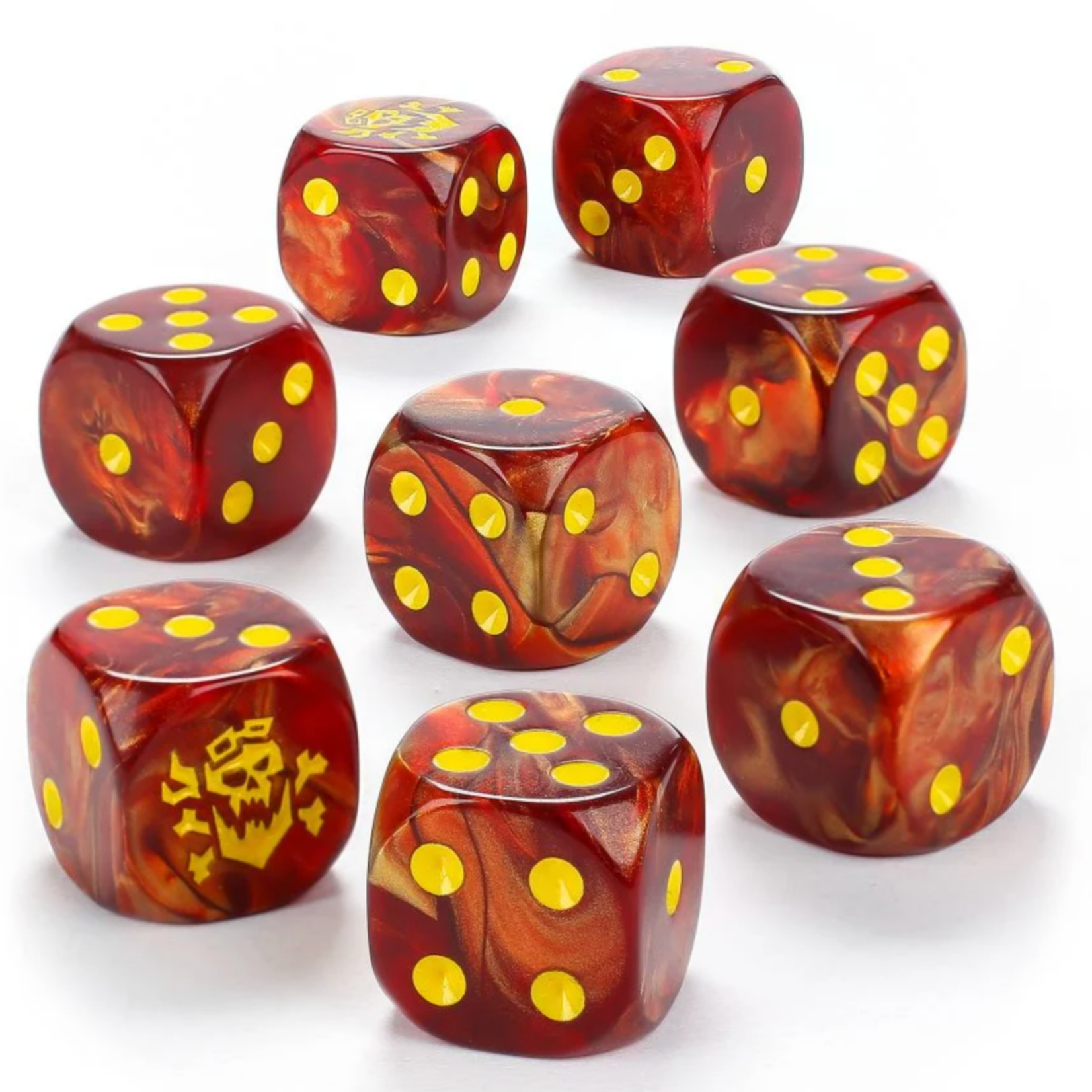 Games Workshop Ork Flyboyz Dice Set - Aeronautica Imperialis