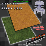 F.A.T. Mat: 30" x 22" Double-sided Dirt Field / Grassy Field