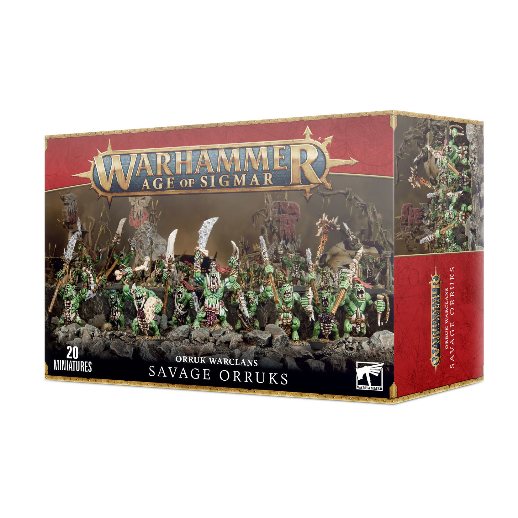 Games Workshop Savage Orruks - Orruk Warclans  - Warhammer Age of Sigmar