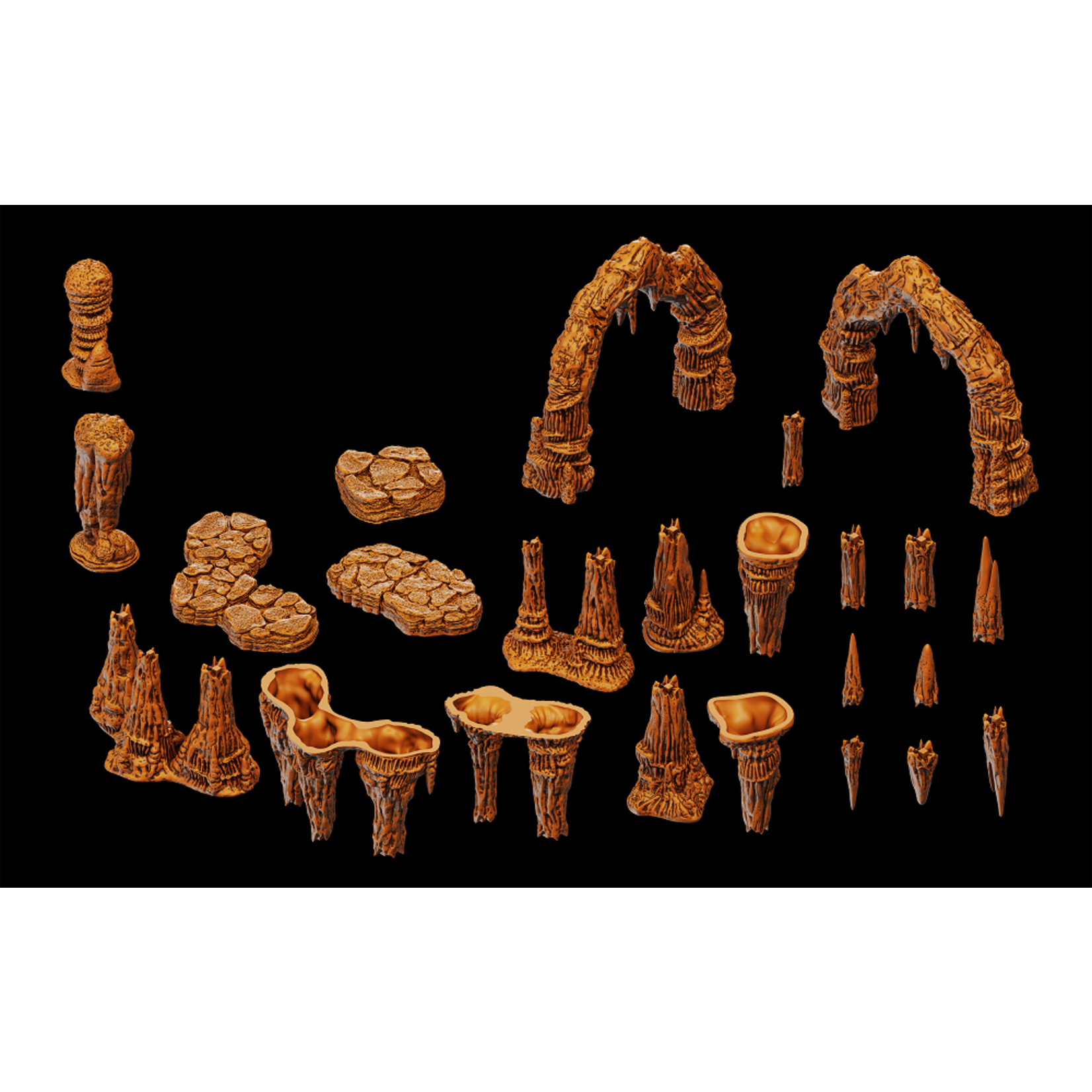 WizKids Warlock Tiles - Stalactites and Stalagmites Expansion