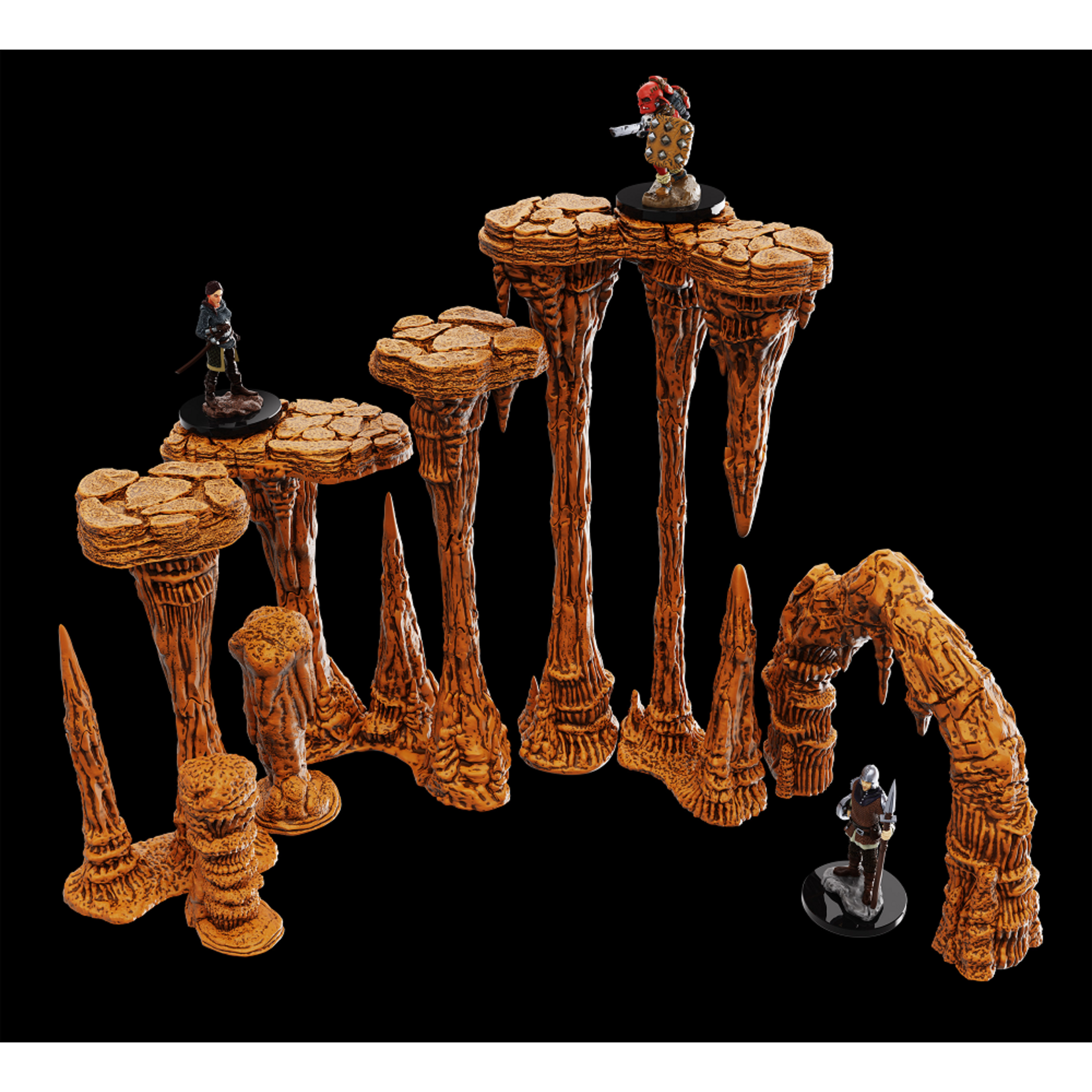 WizKids Warlock Tiles - Stalactites and Stalagmites Expansion