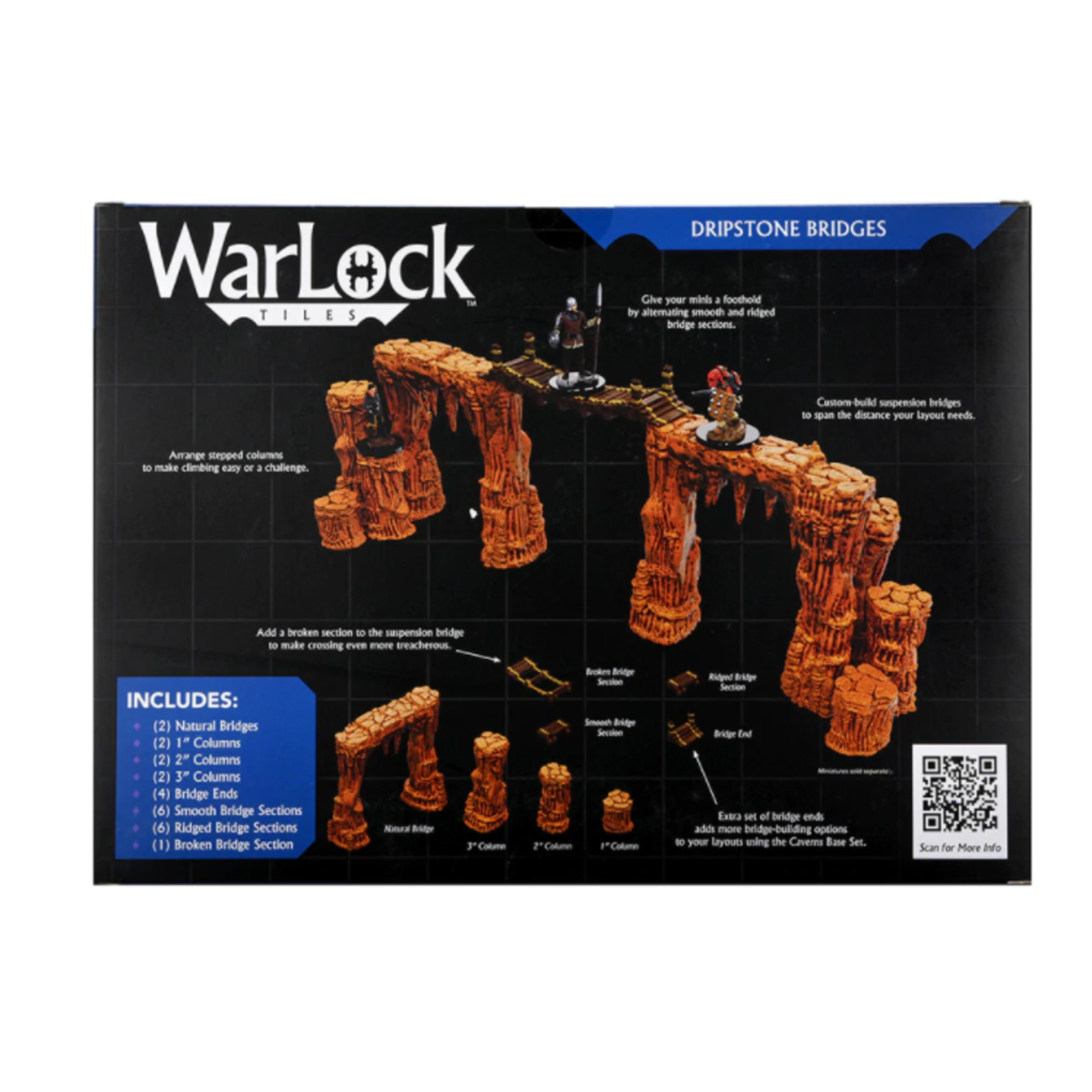 WizKids Warlock Tiles - Dripstone Bridges