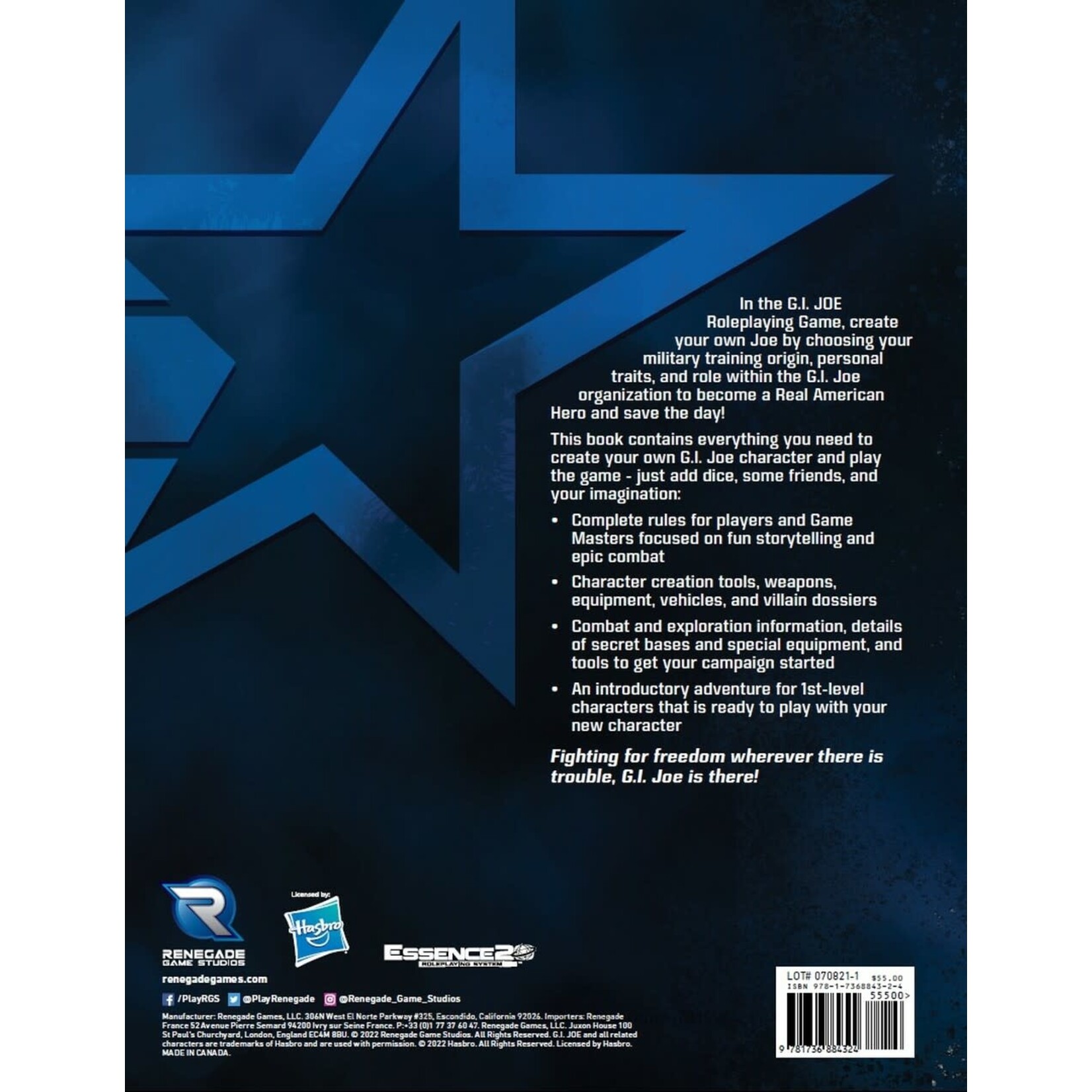 G.I. Joe Roleplaying Game Core Rulebook (ENG)