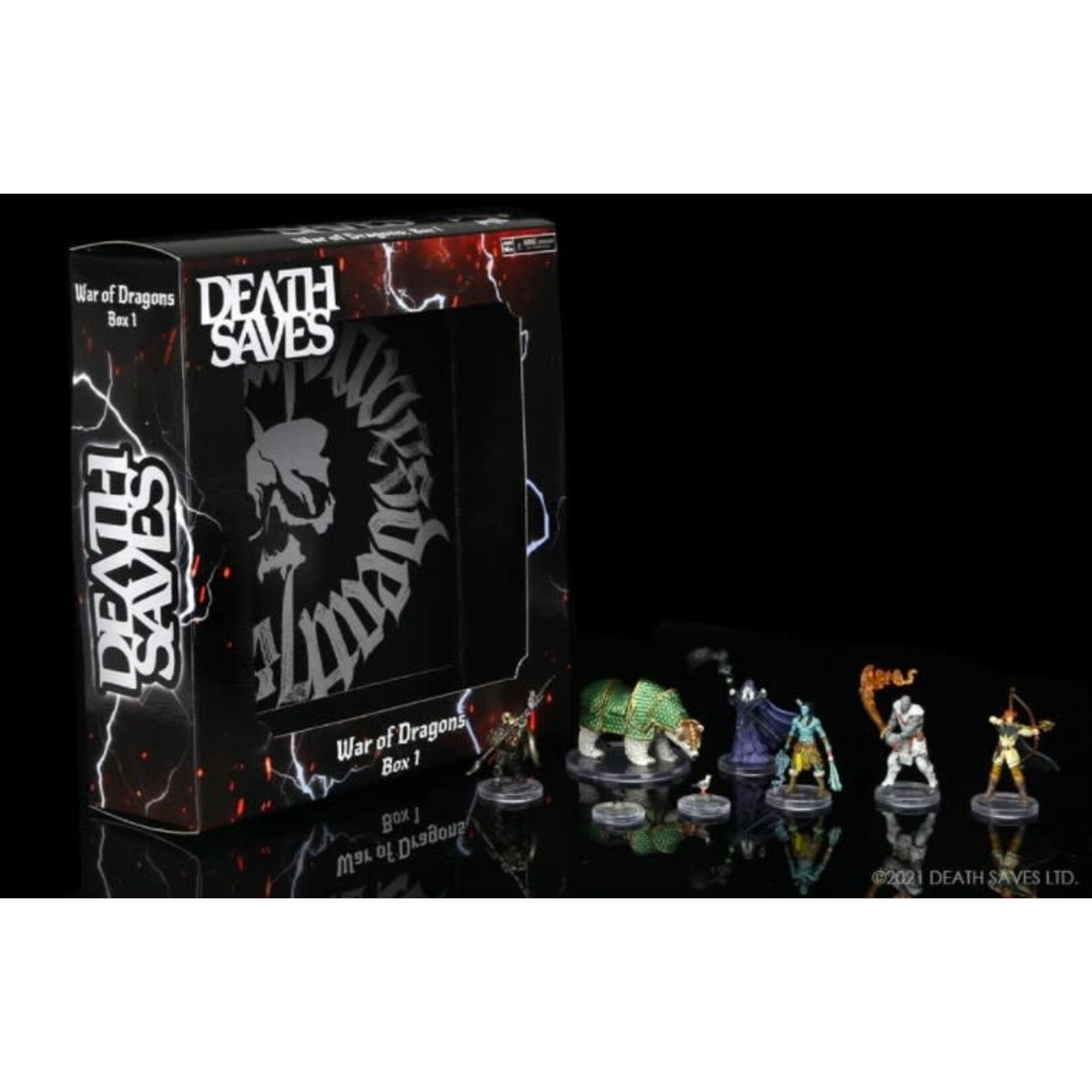 WizKids War of Dragons, Box 1 - Death Saves - Pre-painted  Miniatures