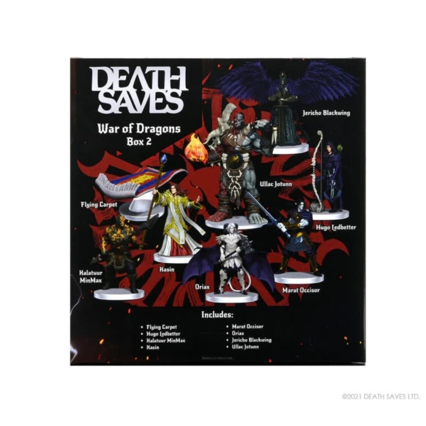 WizKids War of Dragons, Box 2 - Death Saves - Pre-painted Miniatures
