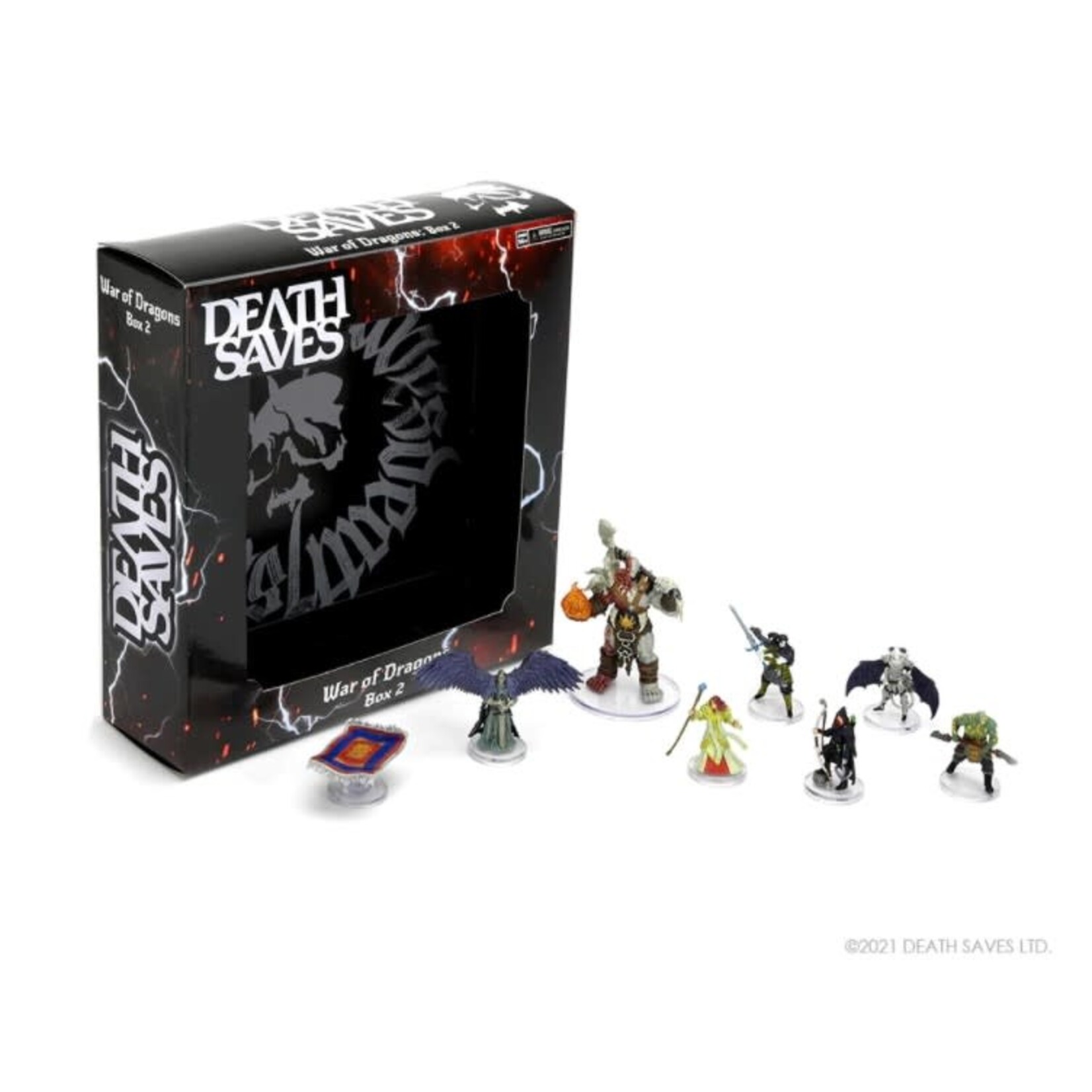 WizKids War of Dragons, Box 2 - Death Saves - Pre-painted Miniatures