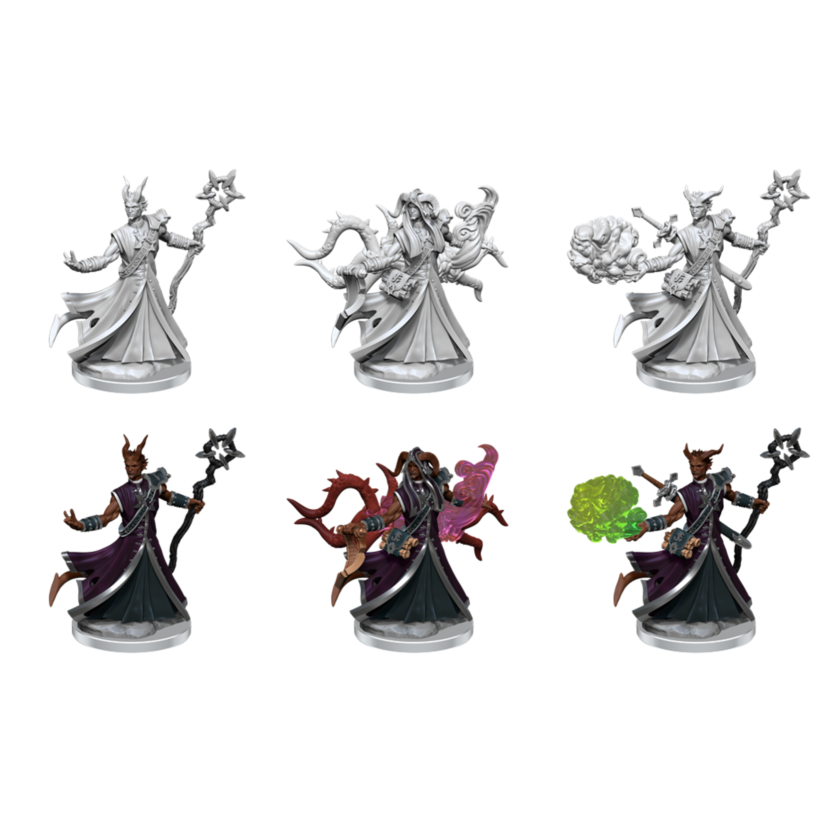 WizKids Tiefling Warlock (Male) - D&D Frameworks - WizKids