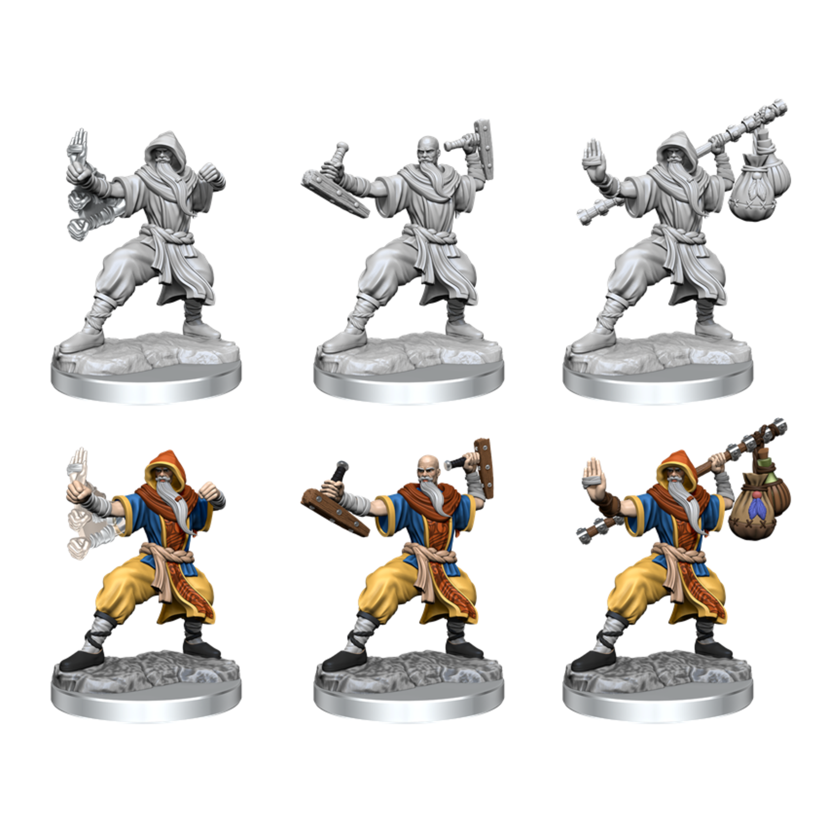 WizKids Human Monk (Male) - D&D Frameworks - WizKids