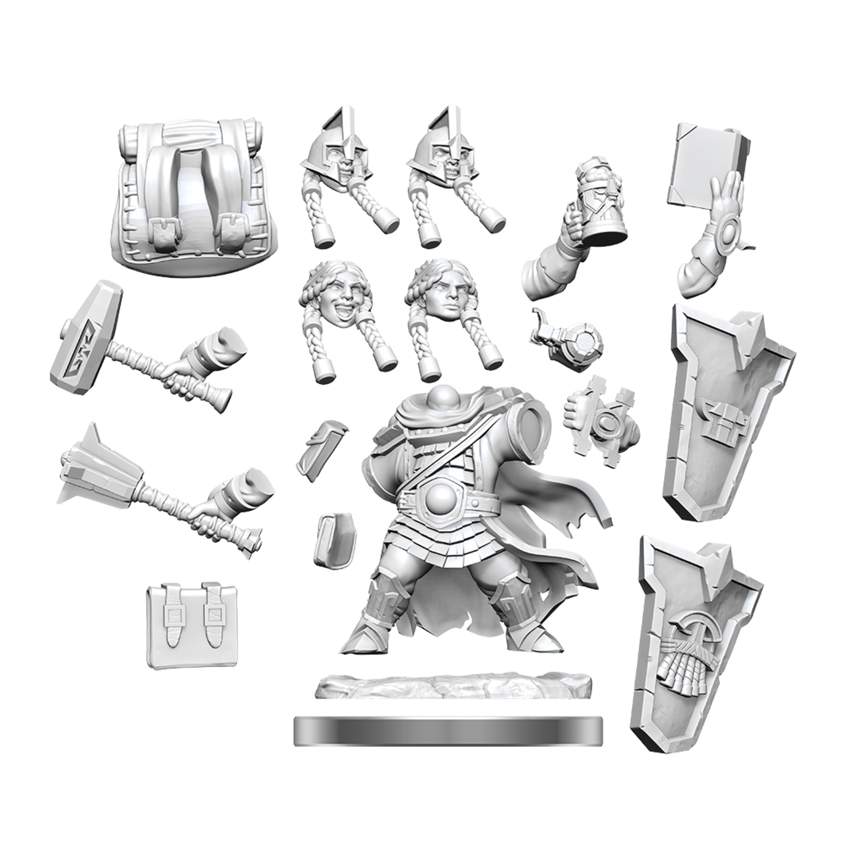 WizKids Dwarf Cleric (Female) - D&D Frameworks - WizKids