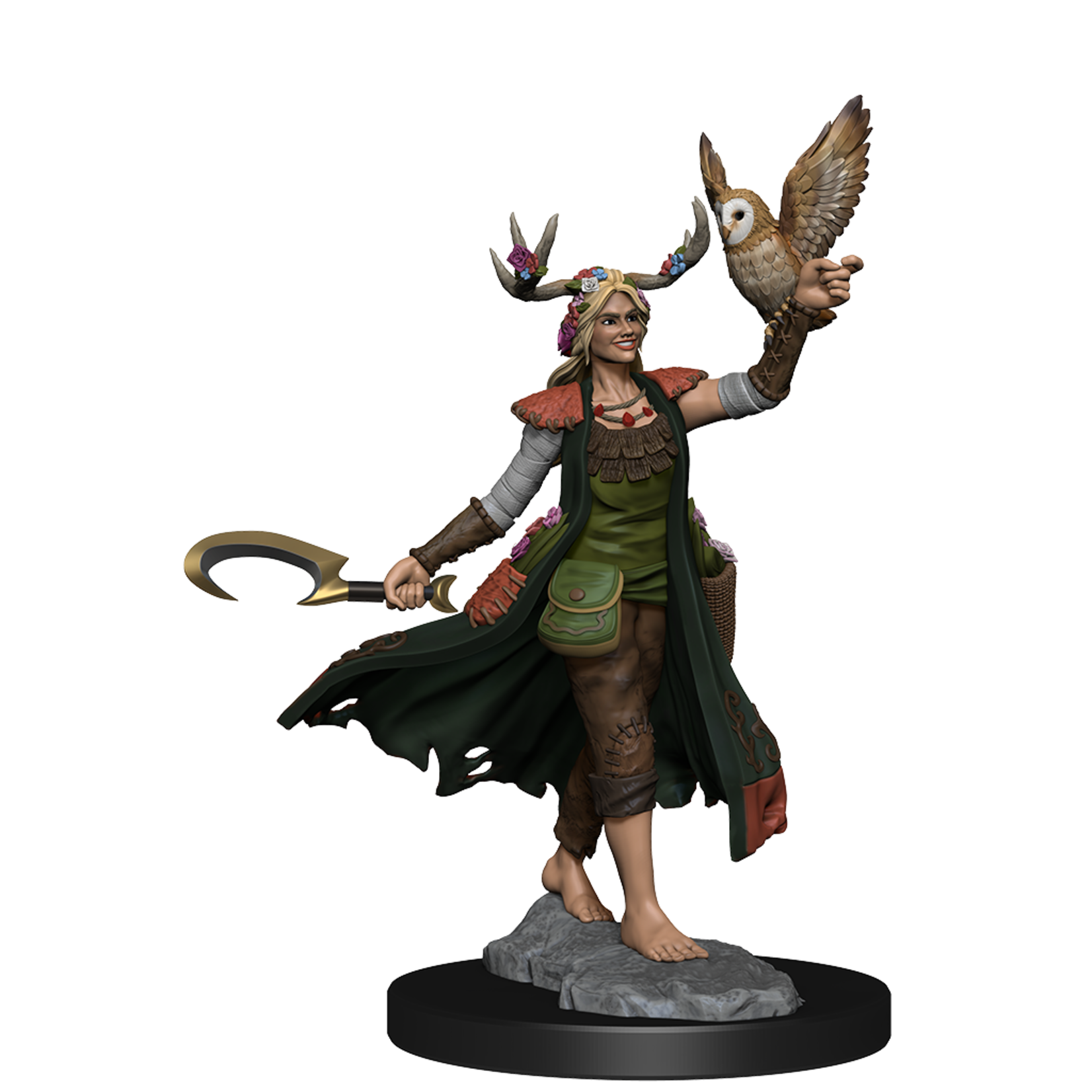 WizKids Human Druid (Female) - D&D FRameworks - WizKids