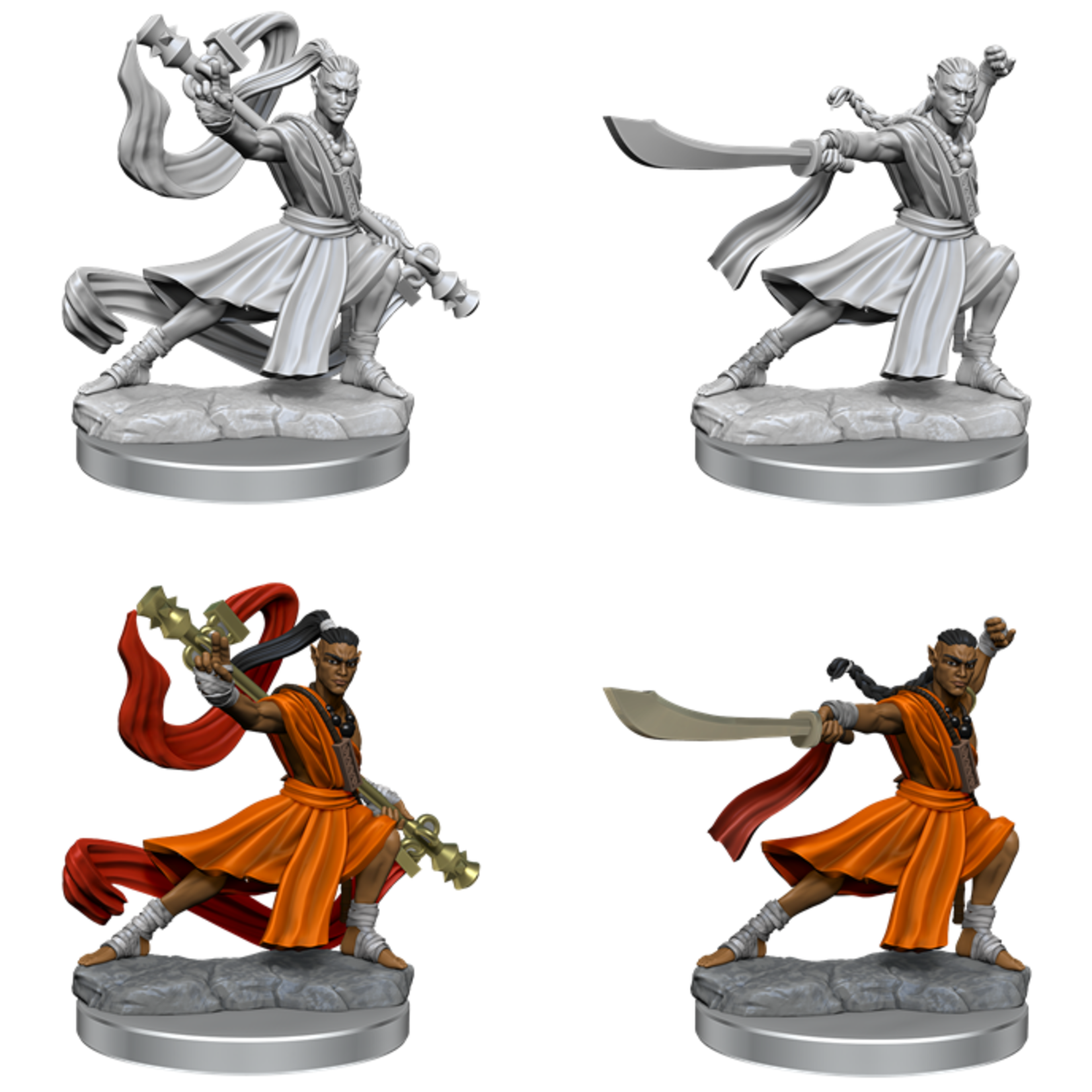 WizKids Elf Monk (Male) - D&D Frameworks - WizKids