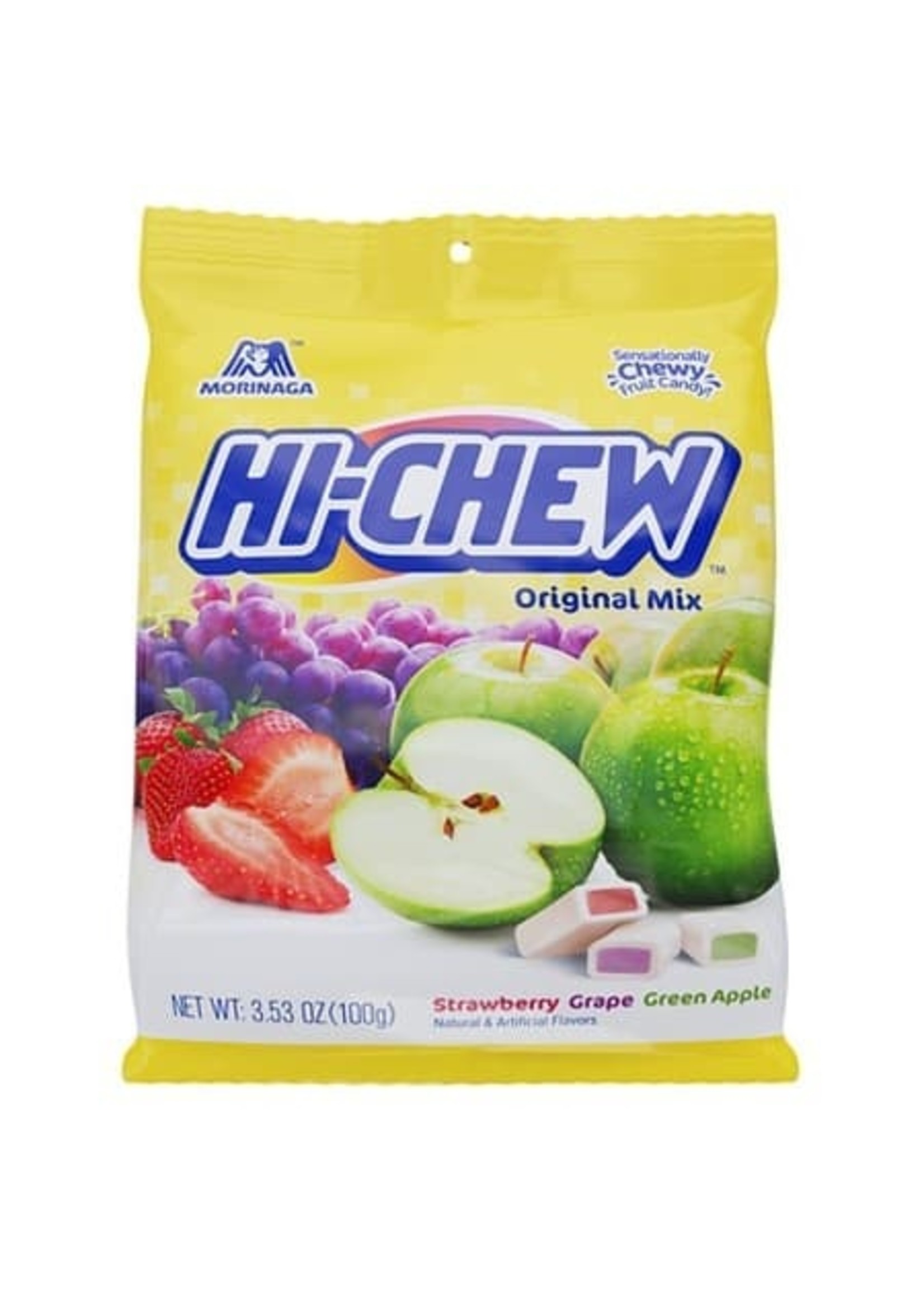 Morinaga Hi-Chew Original Mix (Grape, Green Apple, Strawberry) 100g - Import
