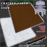 Cracked Earth/Snow Core Environment 3' x 3' - F.A.T. Mats