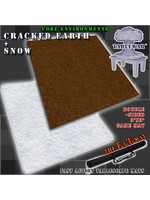 Tablewar Cracked Earth/Snow Core Environment 3' x 3' - F.A.T. Mats