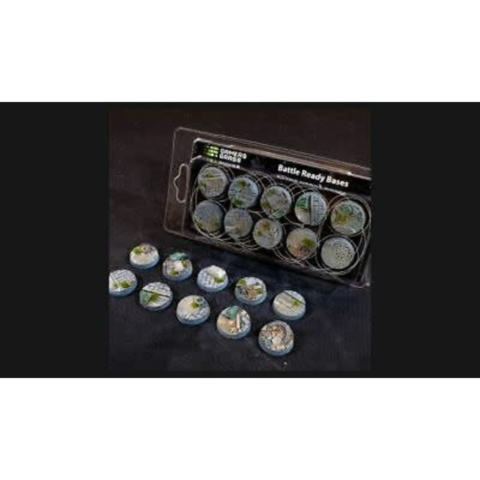 Gamers Grass Urban Warfare Round 25mm - Battle Ready Bases - Gamers Grass