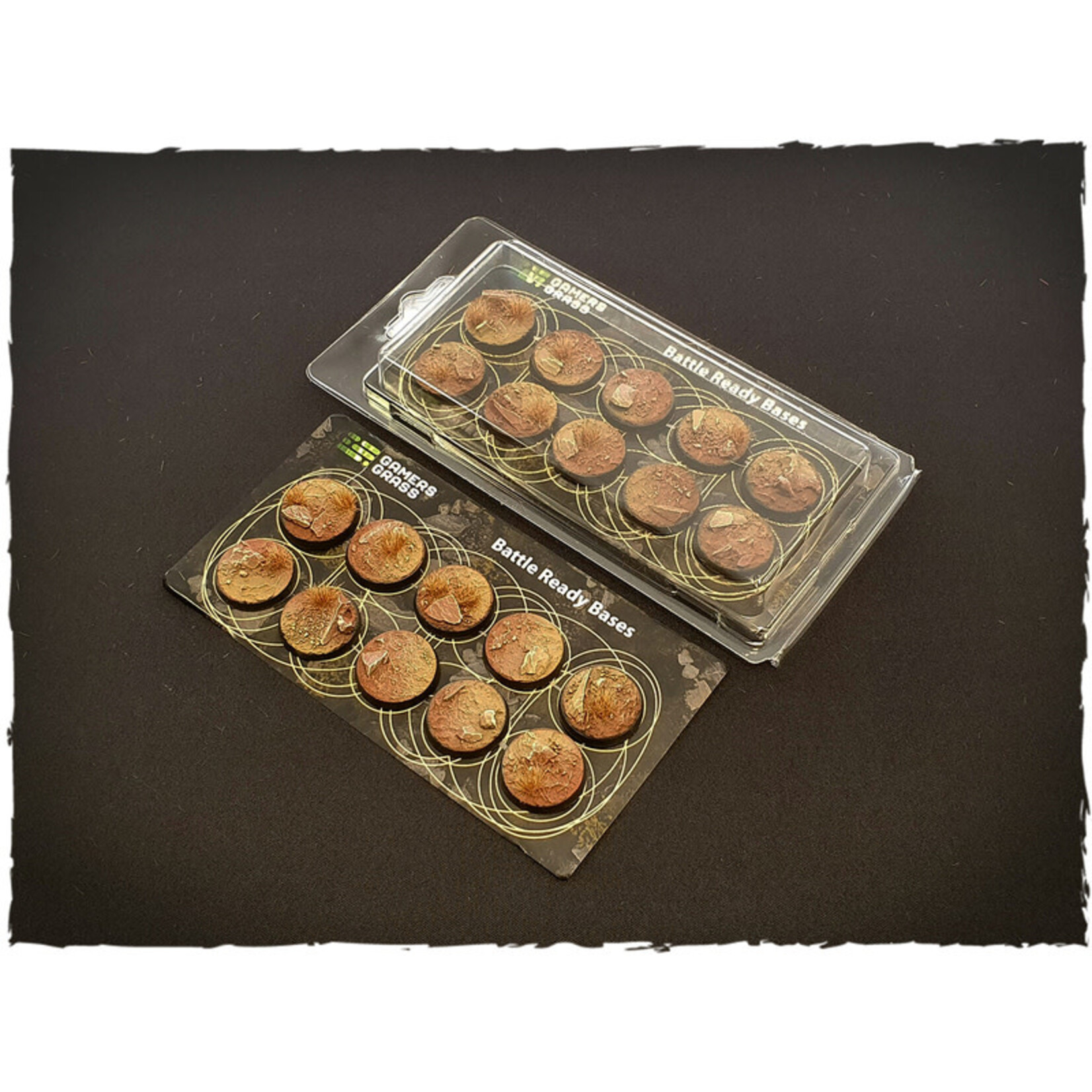 Gamers Grass Badlands Round 25mm - Battle Ready Bases - Gamers Grass