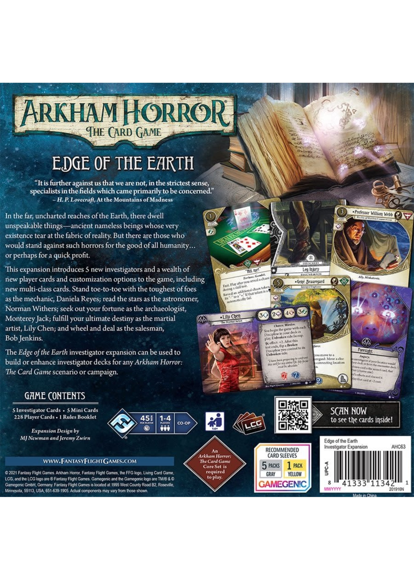 FFG Edge of the Earth Investigator Expansion (ENG)