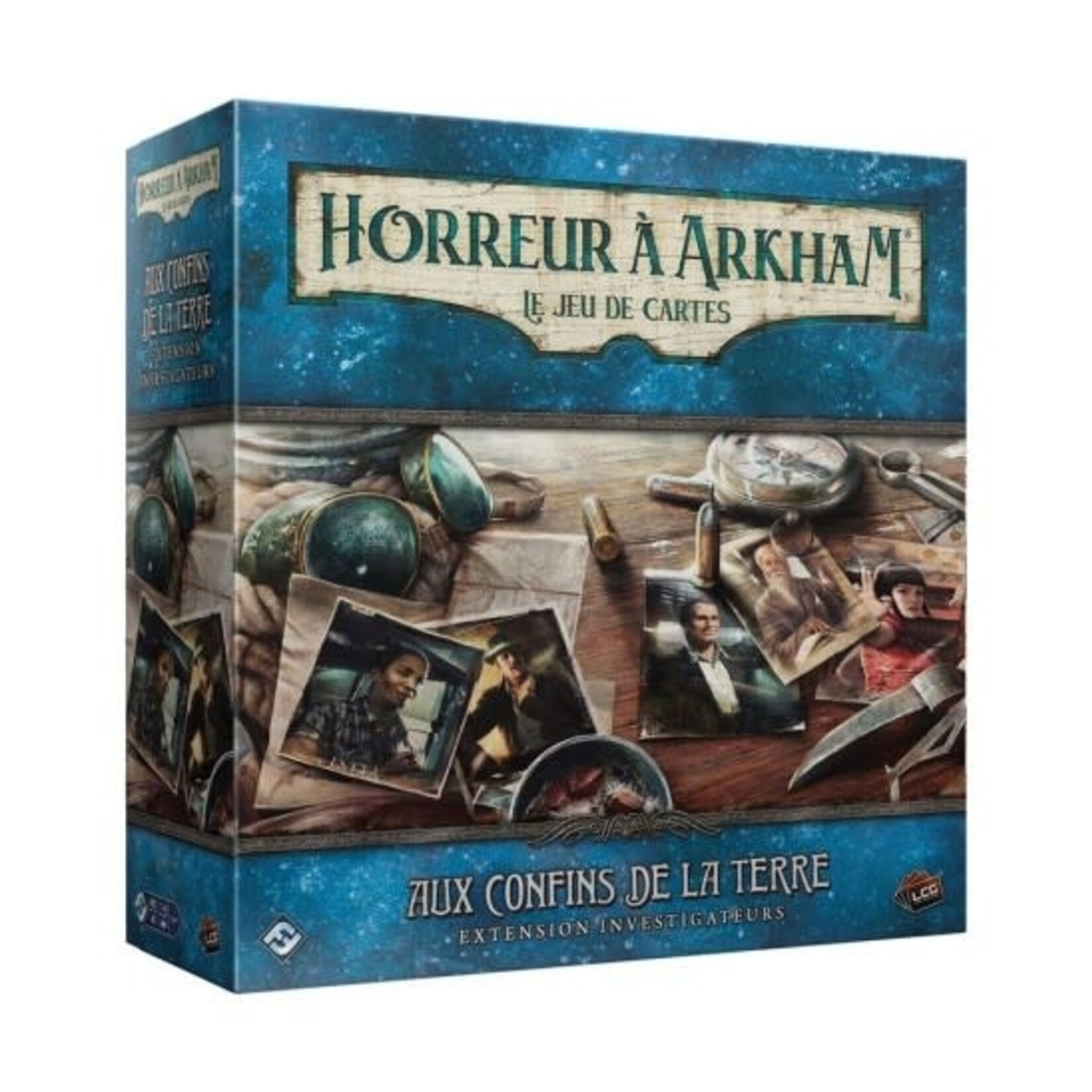 Aux confins de la Terre - Extension Investigateurs pour Horreur à Arkham : Le jeu de cartes (FR)