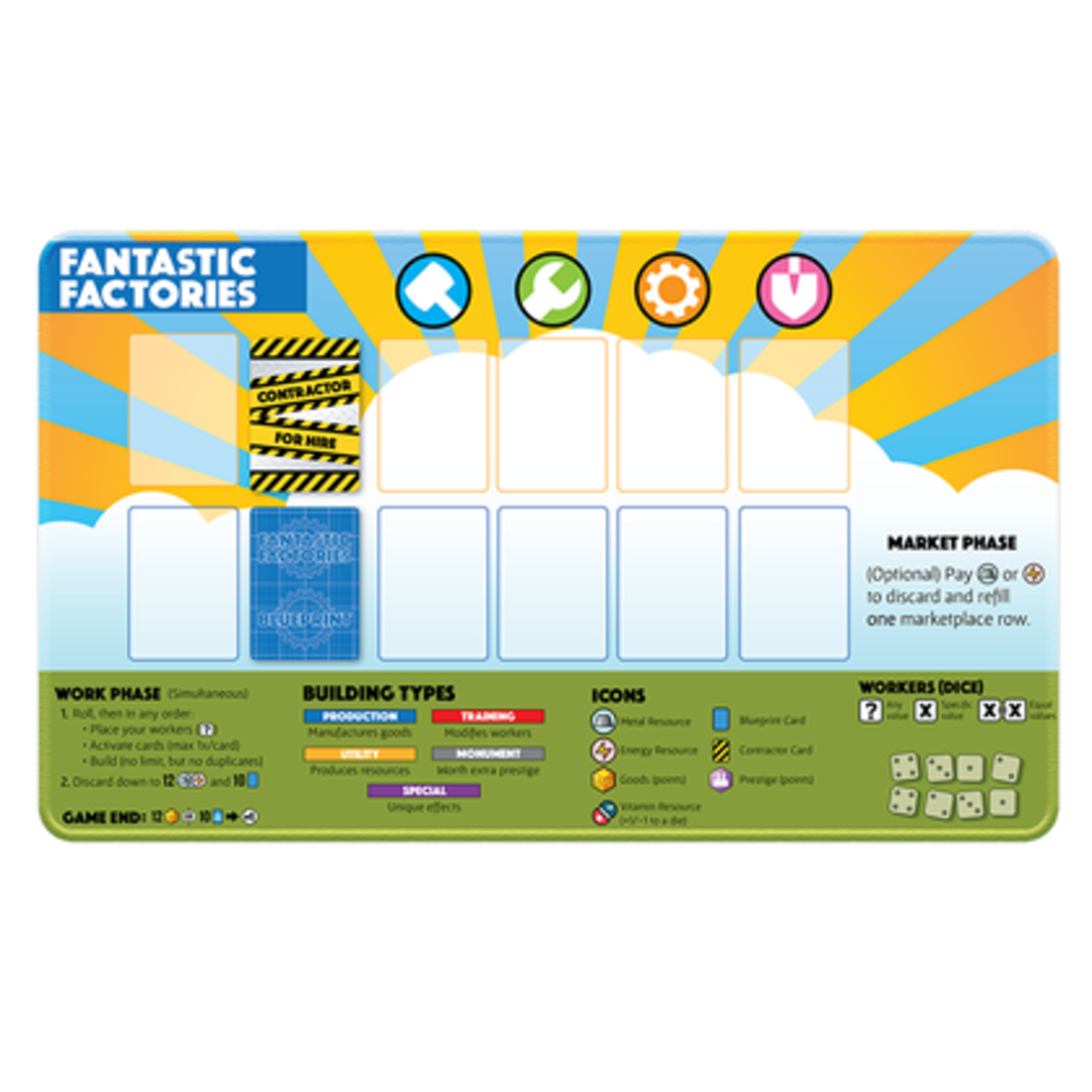 Fantastic Factories Playmat