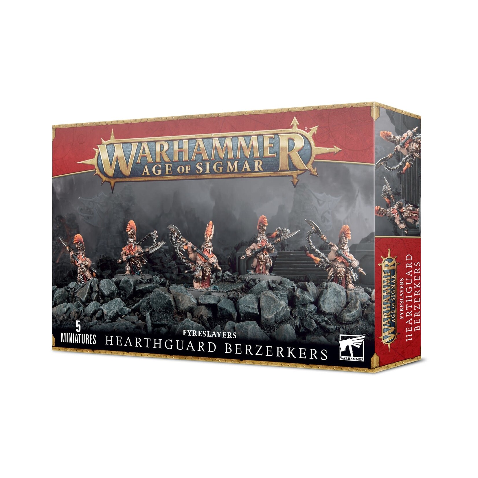 Games Workshop Hearthguard Berzerkers - Fireslayers - Warhammer Age of Sigmar