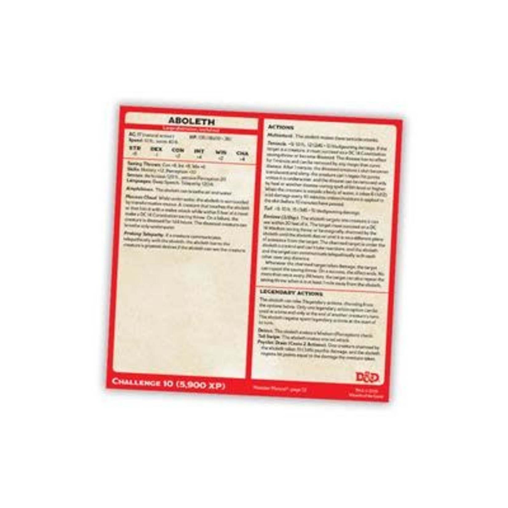 Gale Force Nince - GF9 D&D Epic Monster Cards