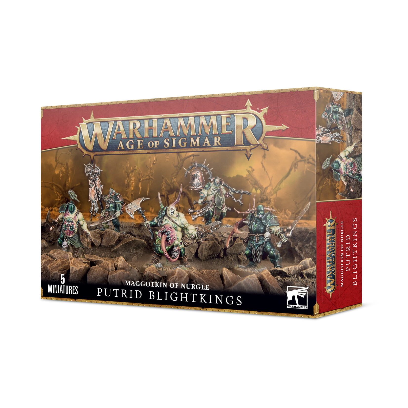 Games Workshop Putrid Blightkings - Maggotkin of Nurgle - Warhammer Age of Sigmar