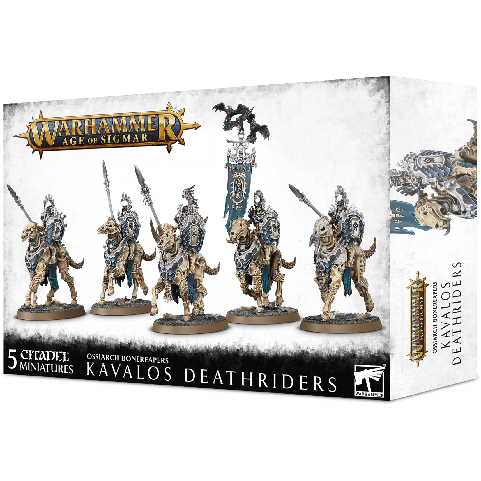 Games Workshop Kavalos Deathriders - Ossiarch Bonereapers - Warhammer Age of Sigmar