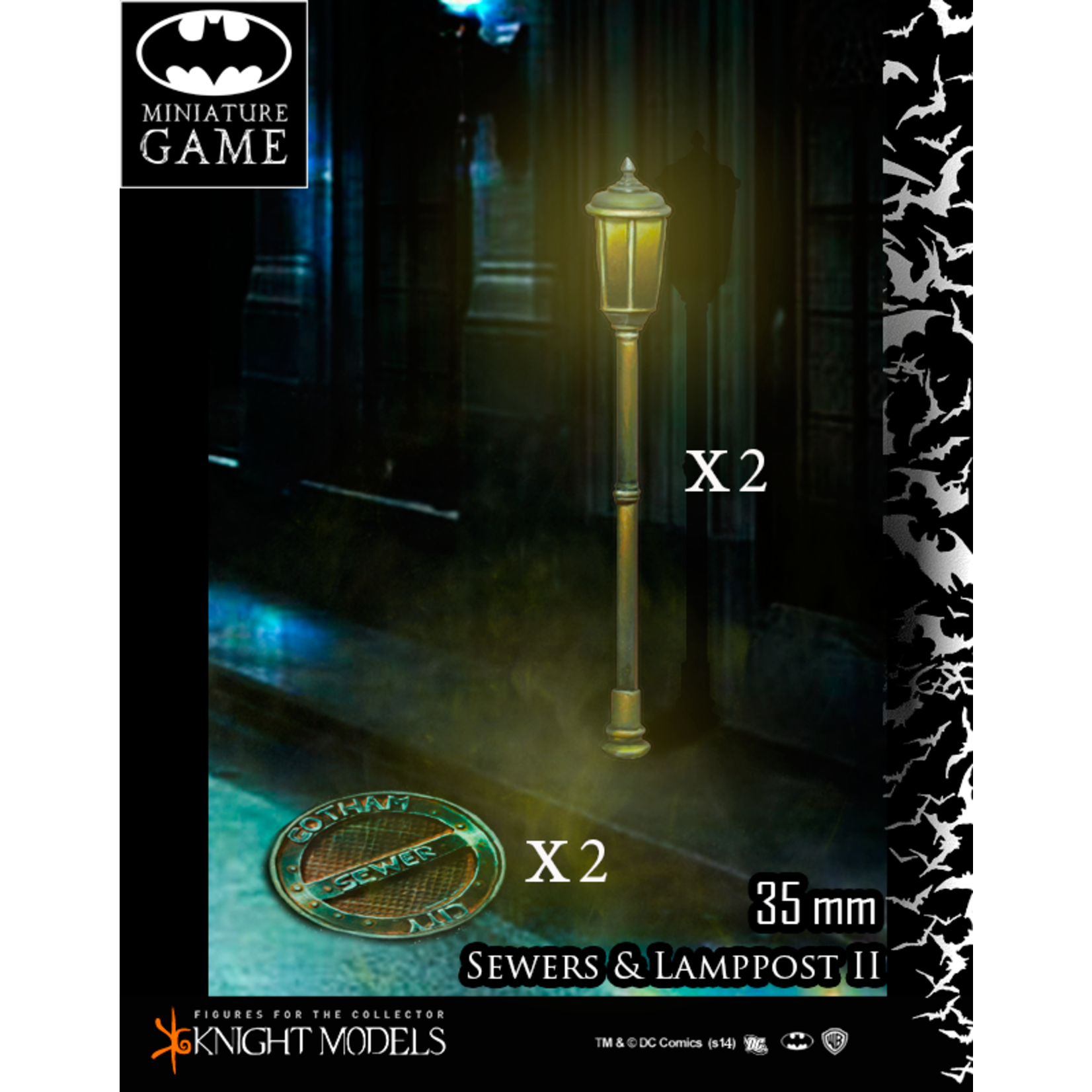 Sewer and Lamppost Set II - Batman Miniature Game