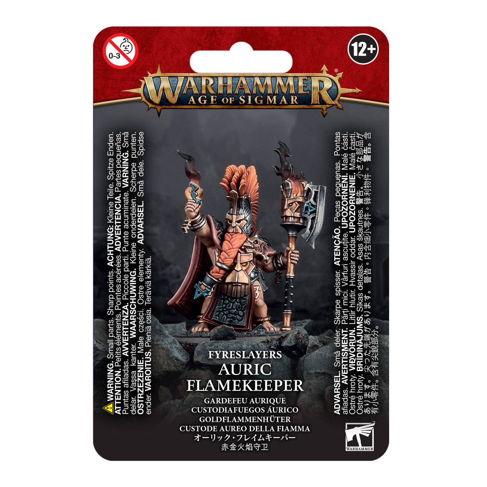 Games Workshop Auric Flamekeeper - Fireslayers - Warhammer Age of Sigmar