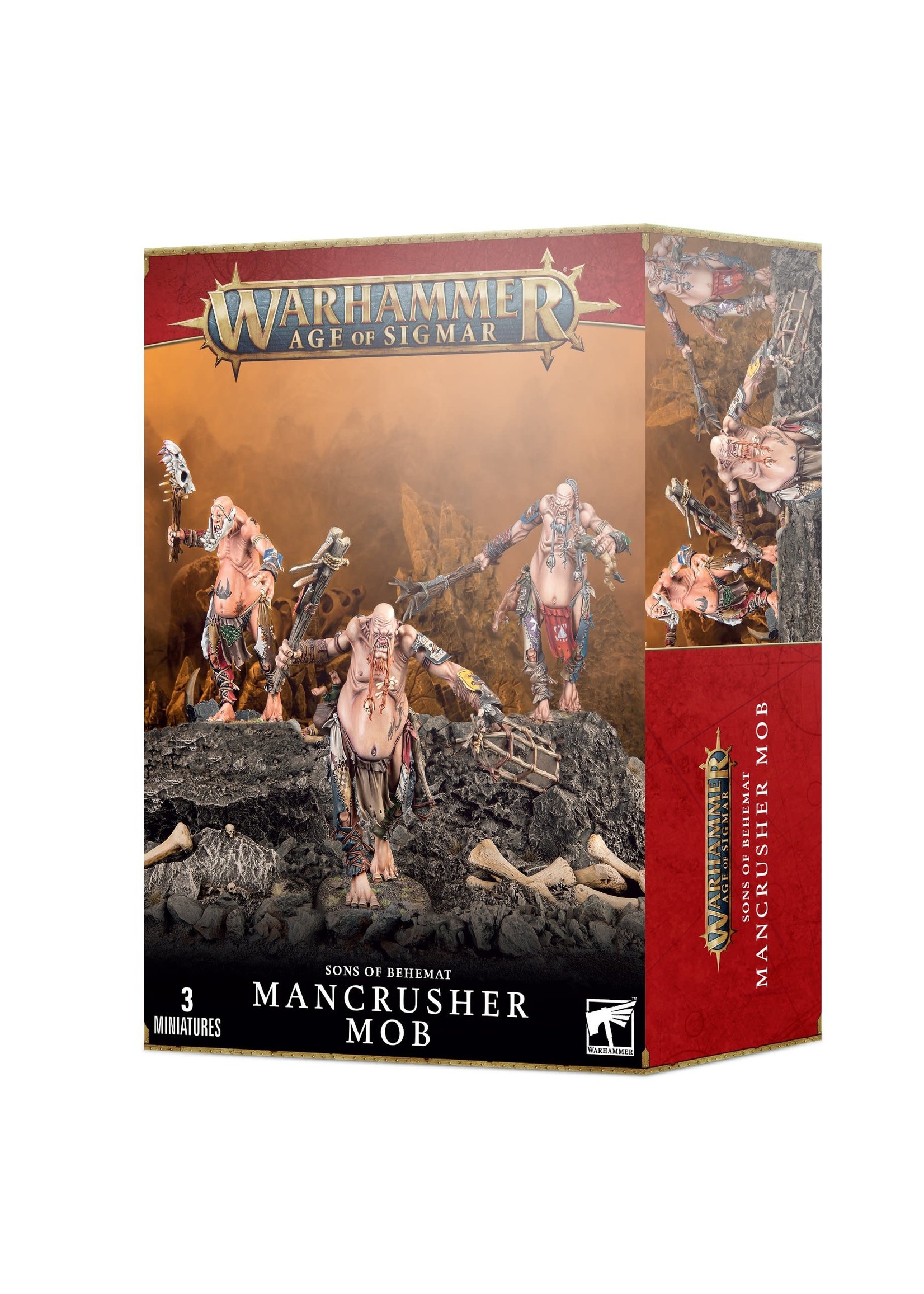 Mancrusher Mob - Sons of Behemat - Warhammer Age of Sigmar - La ...