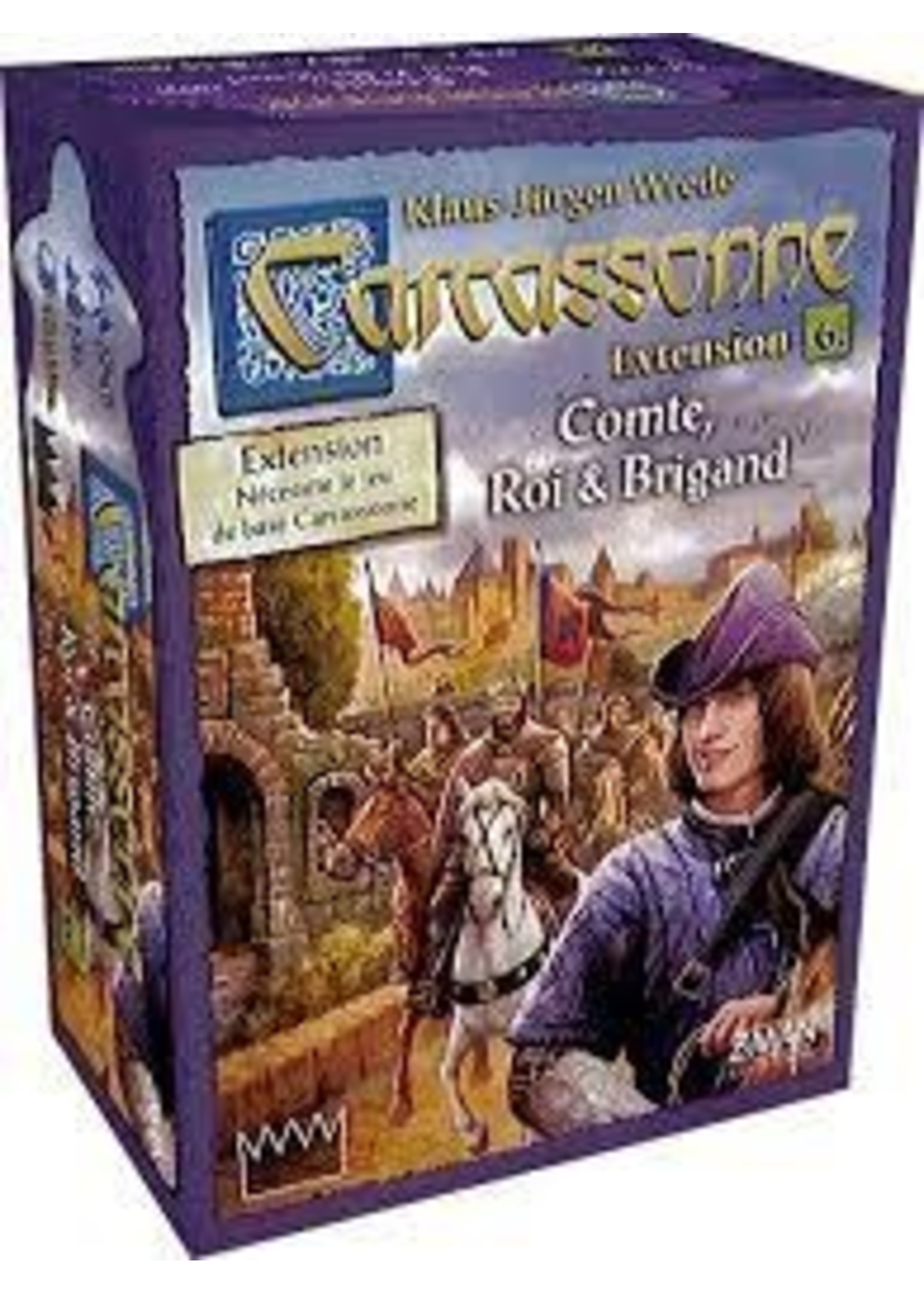 Z-Man Games Carcassonne Comte, Roi & Brigand (FR)