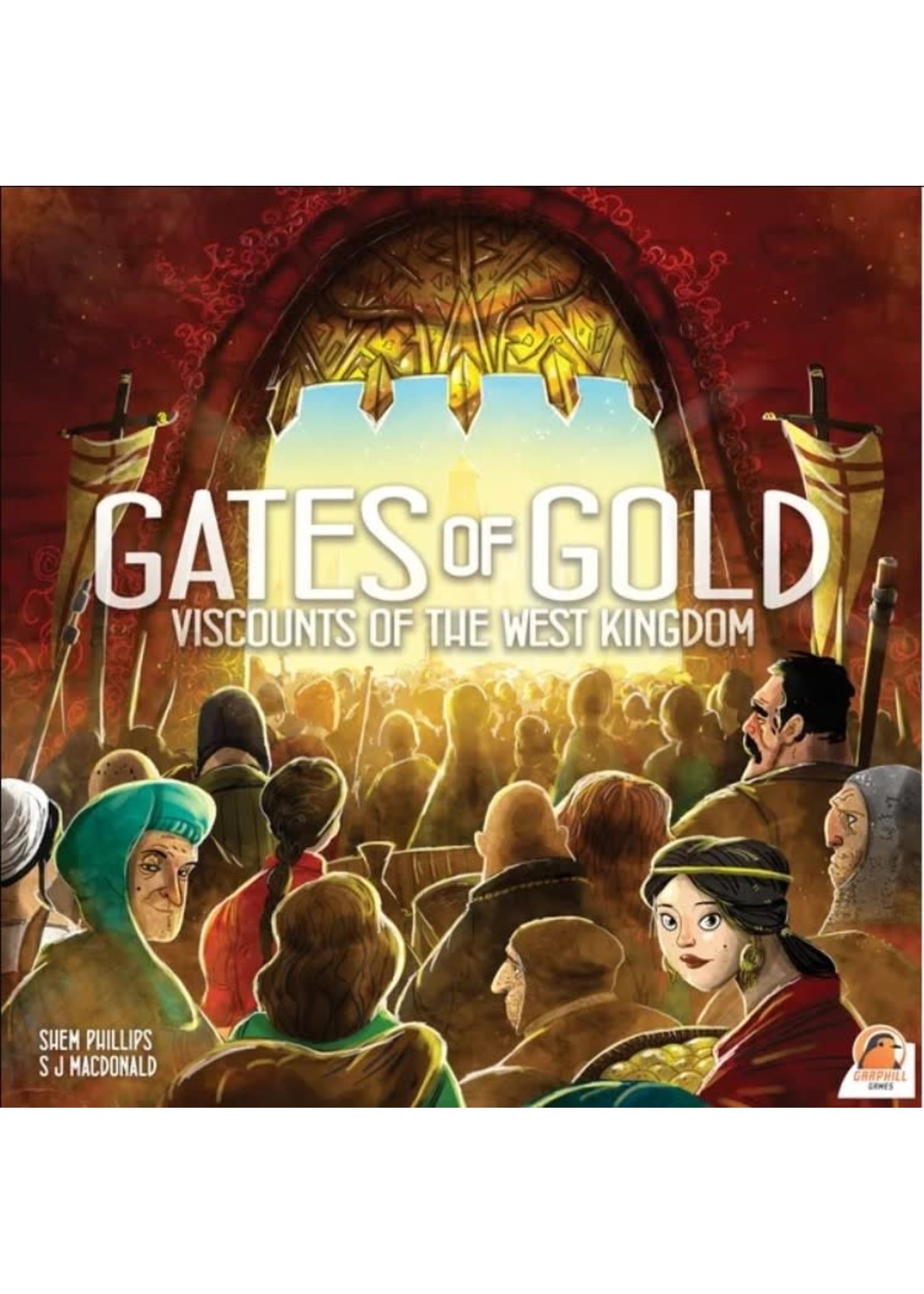 Renegade Game Studios Gates of Gold Expansion for Viscounts of the West Kingdom (ENG)