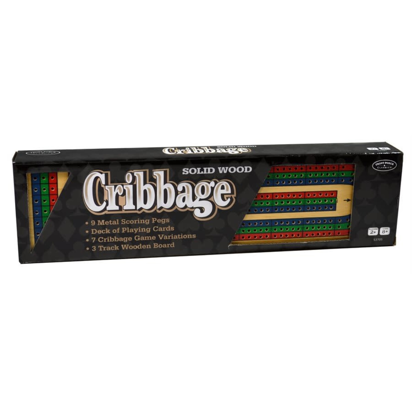 Solid Wood Cribbage - Front Porch Classics