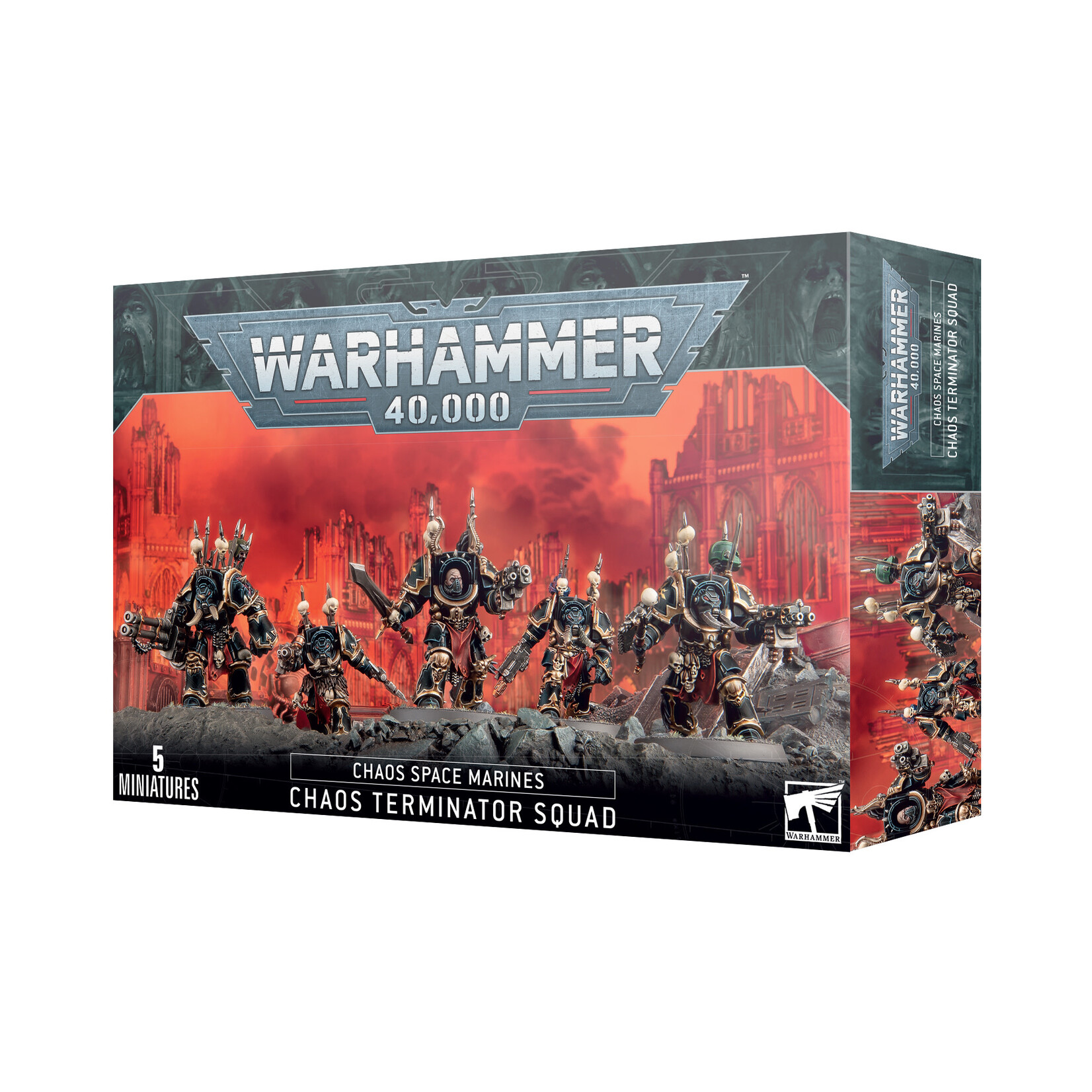 Games Workshop Chaos Terminator Squad - Chaos Space Marines - Warhammer 40K