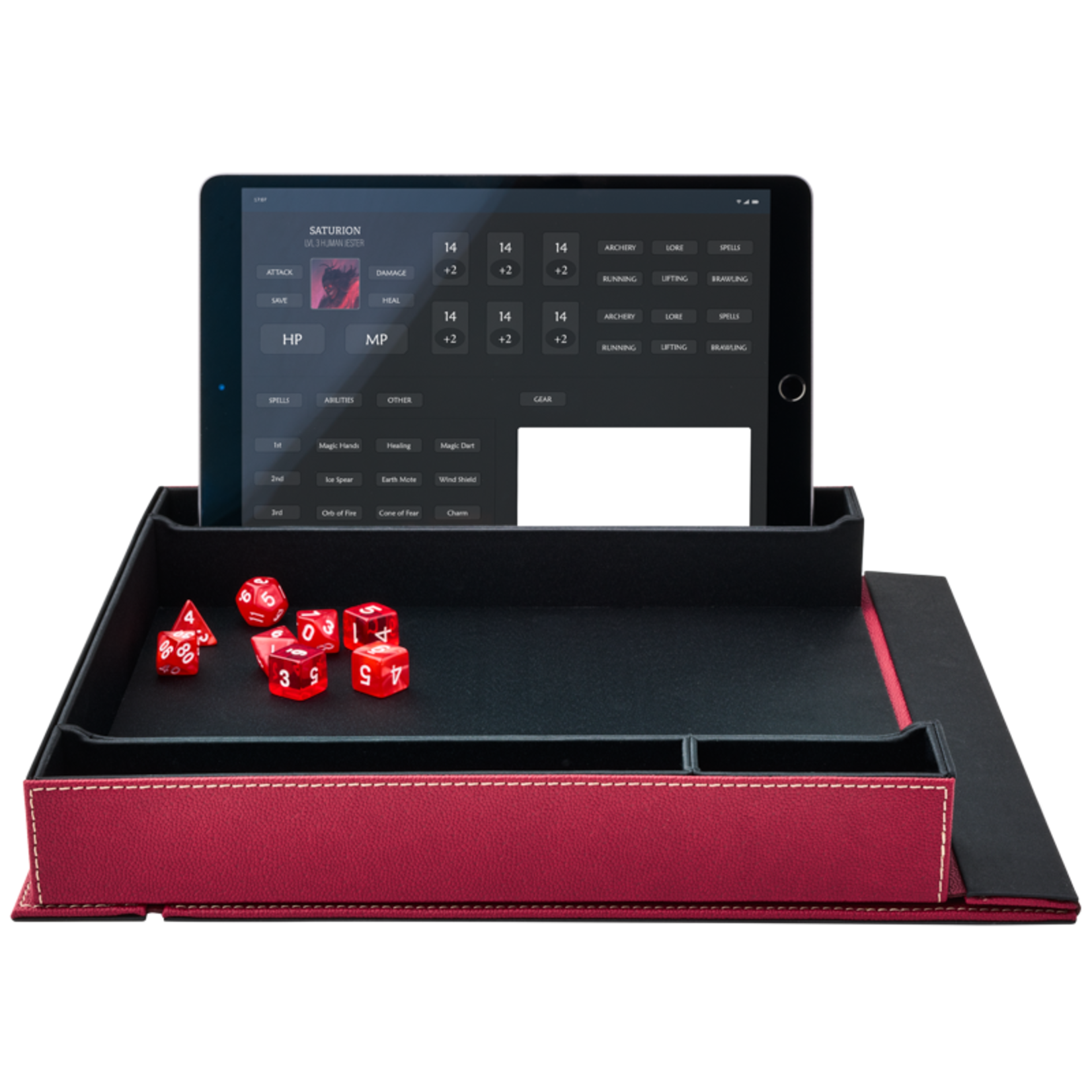 Dragon Shield RPG Player Companion - Blood Red