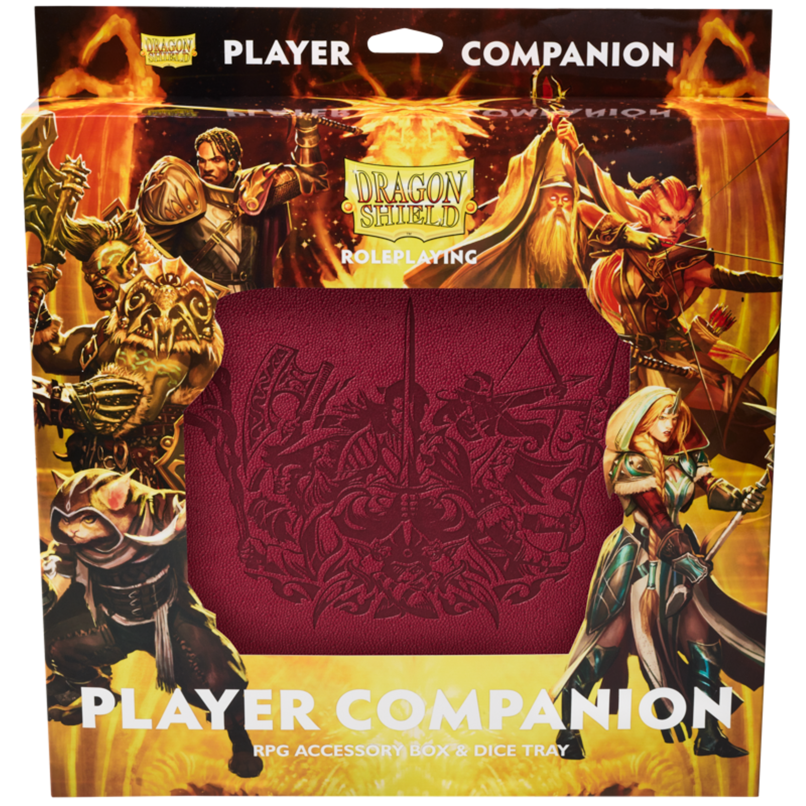 Dragon Shield RPG Player Companion - Blood Red